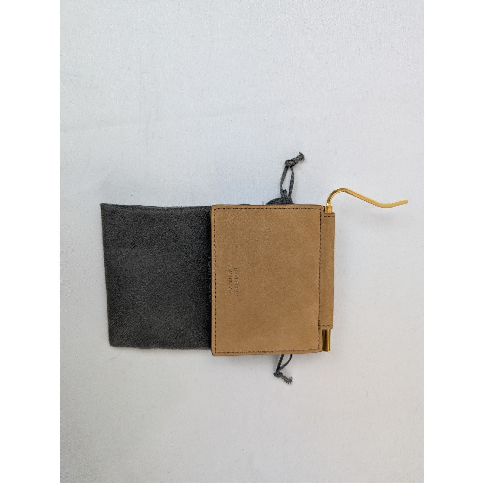 Tom Ford o1rshd1 Size:OS / Embossed Leather Card Holder /Wallet Brown Size ONE SIZE - 10 Thumbnail