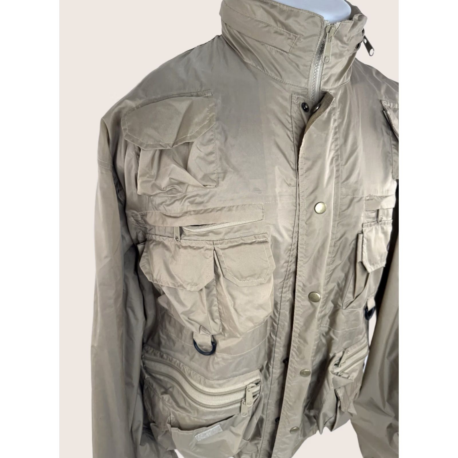 Orvis ORVIS Hooded Jacket XL Parka Rain Nylon Men Light Brown Fly Fishing Utility EXCELLENT Size US XL / EU 56 / 4 - 1 Thumbnail