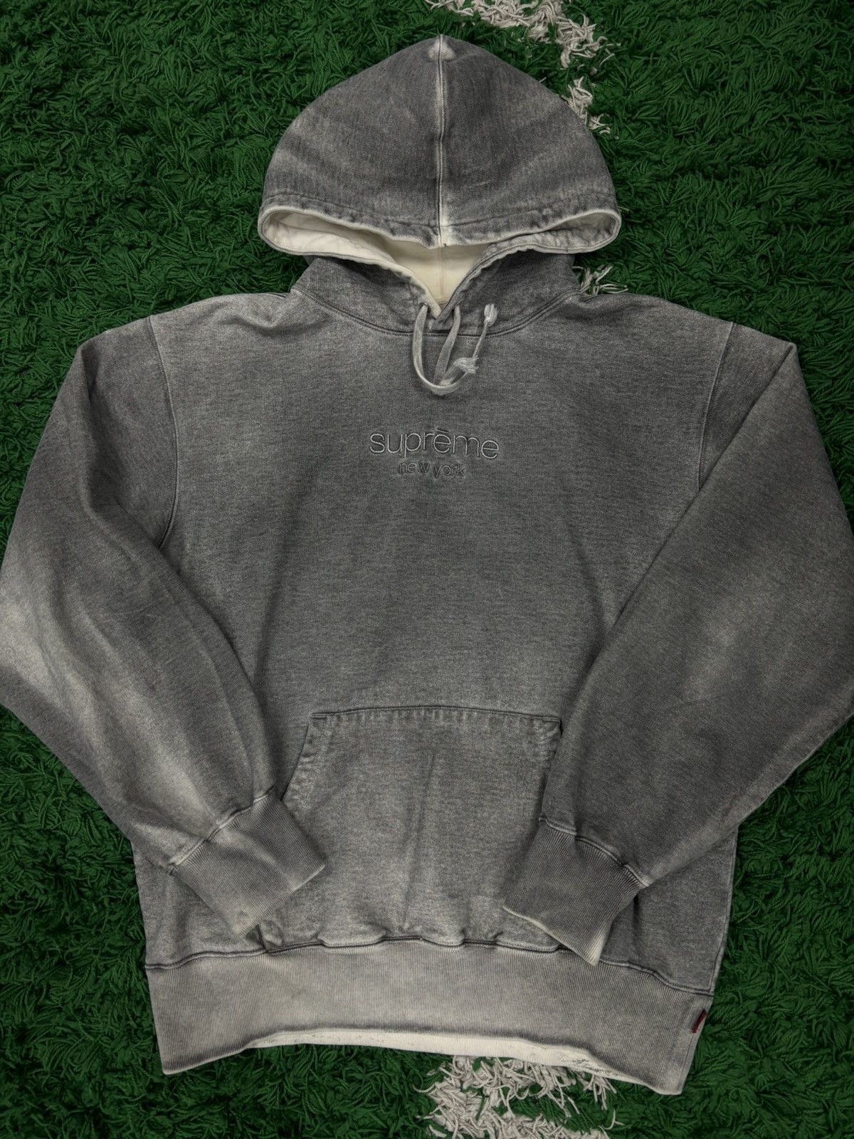 Supreme New York Hoodie Supreme Grey New York Hoodie Medium
