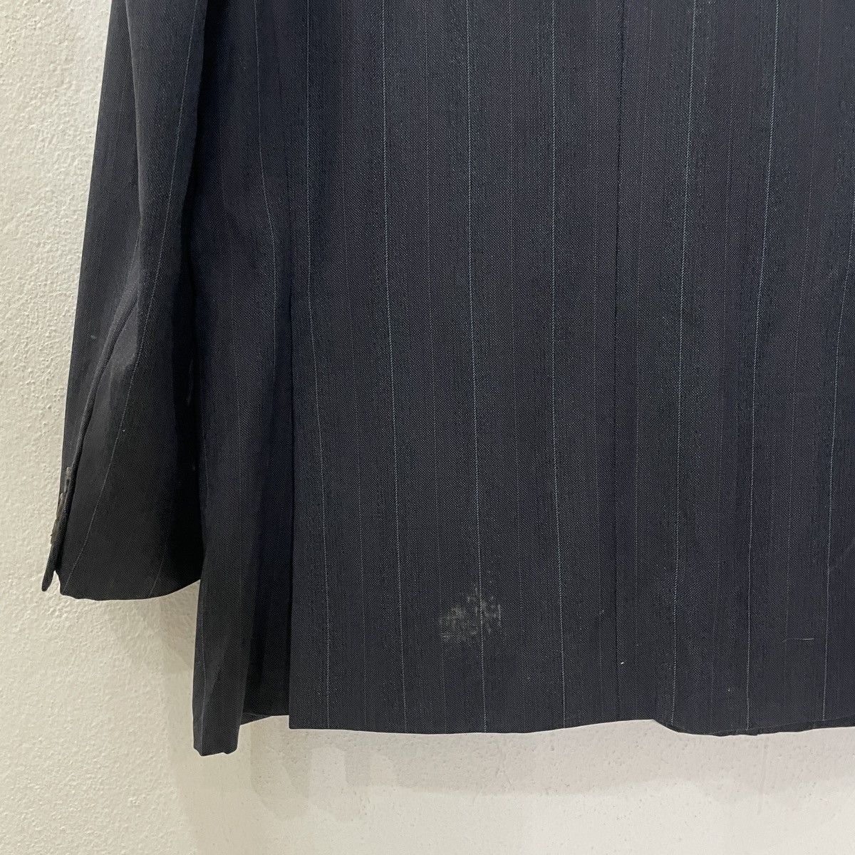 Yves Saint Laurent Vintage Yves Saint Lauren Stripe Coat Jacket Size US L / EU 52-54 / 3 - 9 Thumbnail