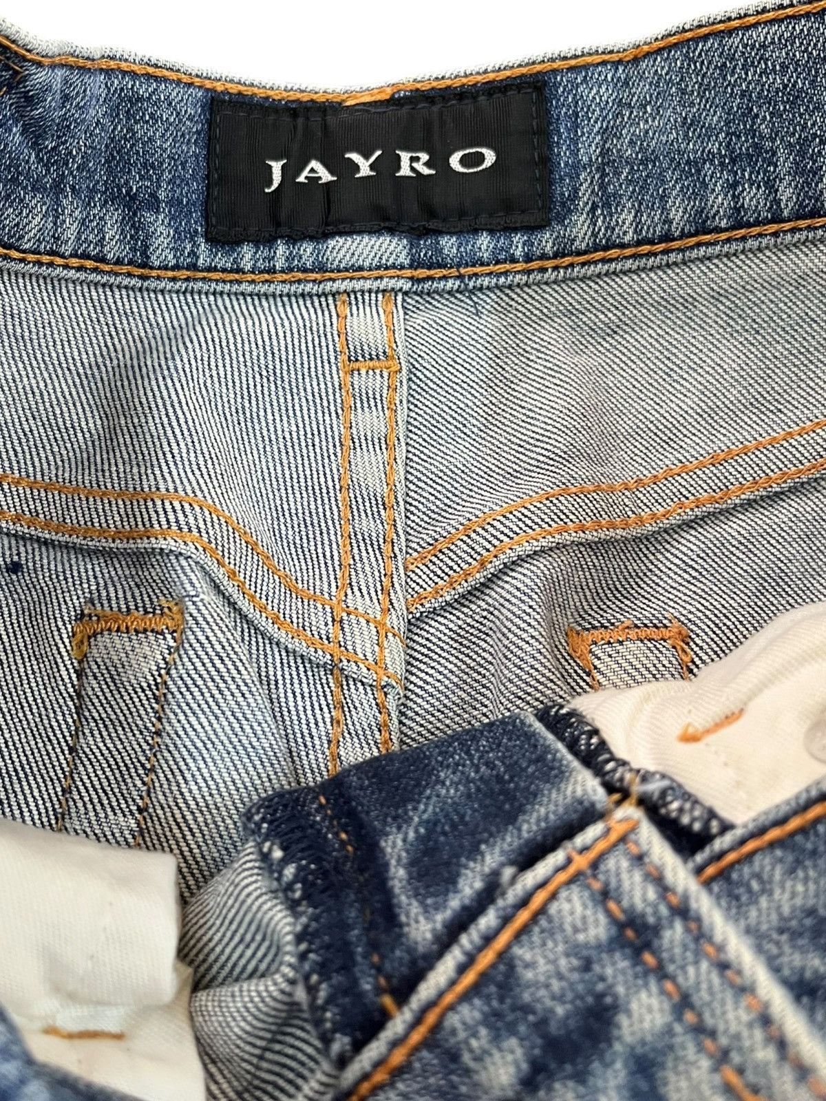 Beauty Beast Vintage Jayro Flare Faded Distressed Denim Size US 26 / EU 42 - 5 Thumbnail