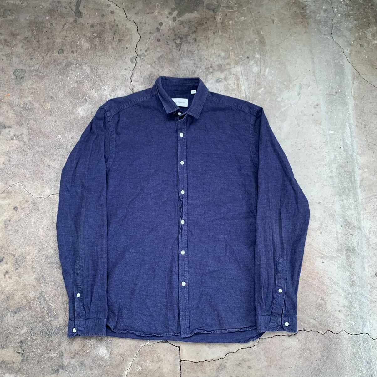 Oliver Spencer Oliver Spencer Grey Cotton Shirt size M Size US M / EU 48-50 / 2 - 2 Thumbnail