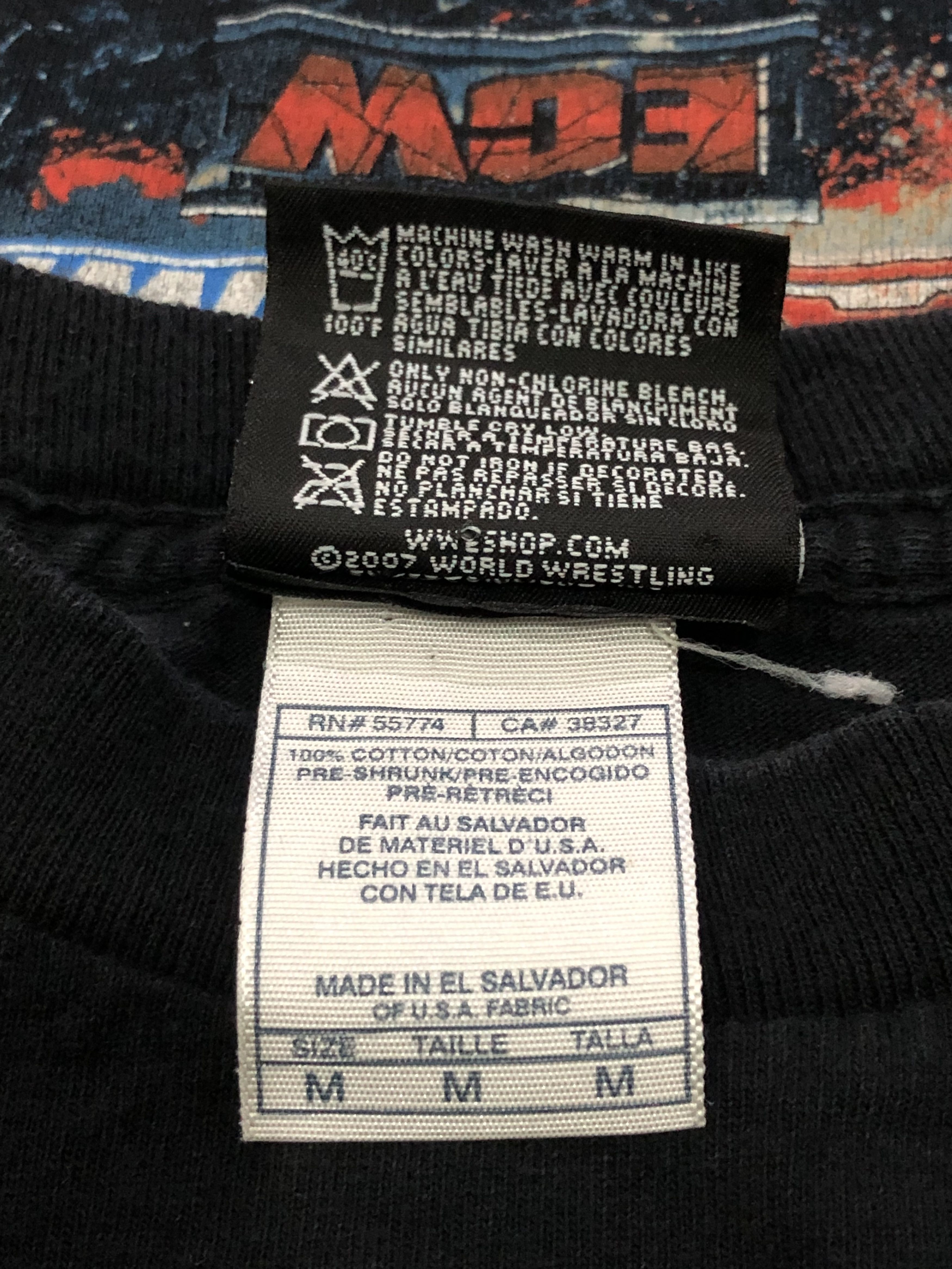 WWE Vintage WWE Raw SmackDown ECW Superstar Tee (2000s) – Medium Size US M / EU 48-50 / 2 - 8 Thumbnail