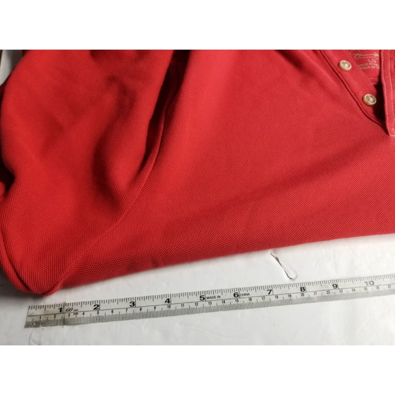 Tommy Bahama TOMMY BAHAMA Polo Shirt Men L Orange SU-PIMA Cotton Short Sleeve Collared Button Knit Cotton Blend Solid Colorful Size US L / EU 52-54 / 3 - 2 Thumbnail