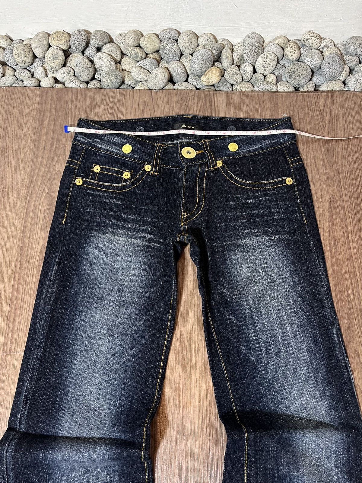 Designer × If Six Was Nine × Japanese Brand Dosch Japan low rise flare washed denim ifsixwasnine style Size US 29 - 12 Thumbnail