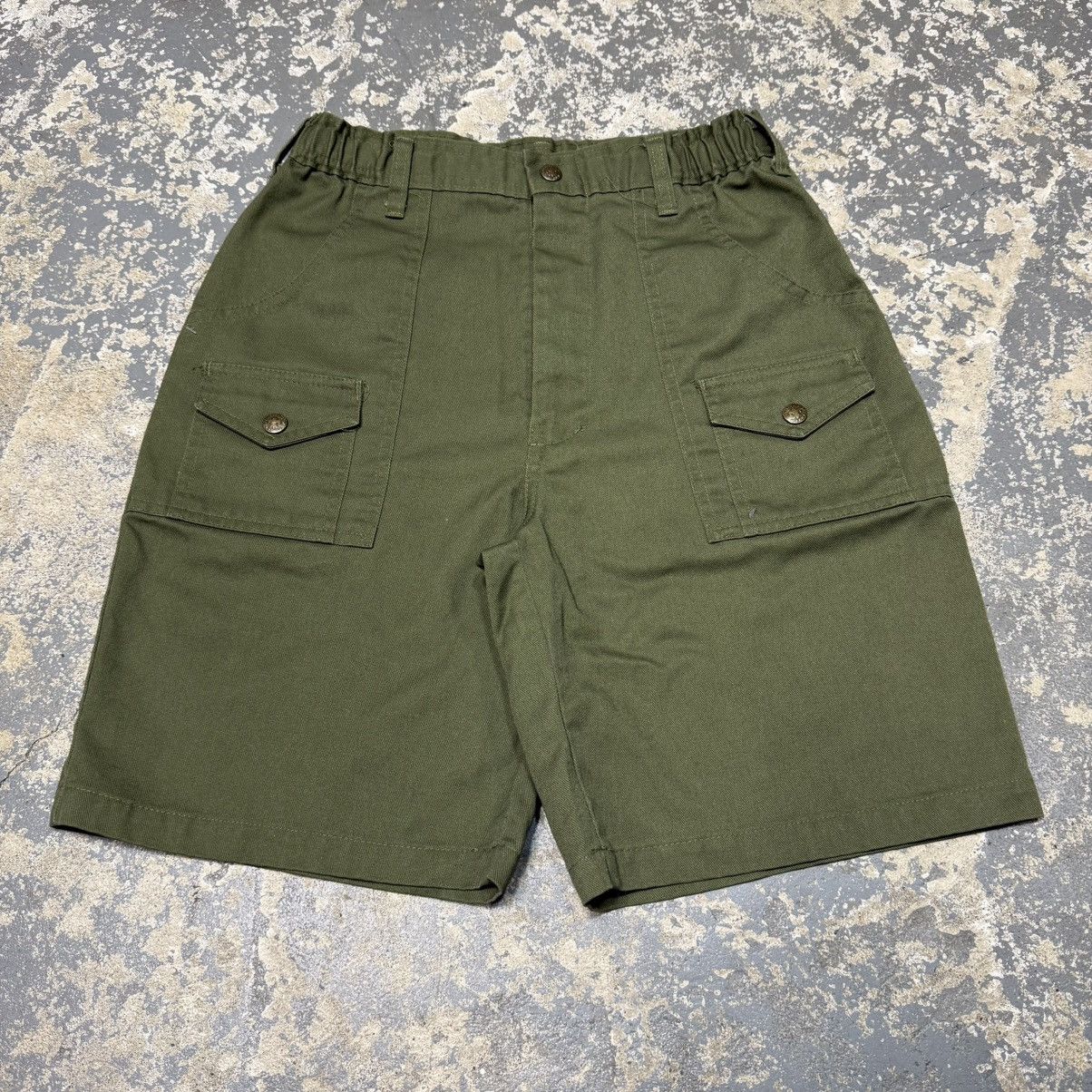 Other Vintage Boy Scouts Of America Green Cargo Shorts Jorts Size US 26 / EU 42 - 1 Thumbnail