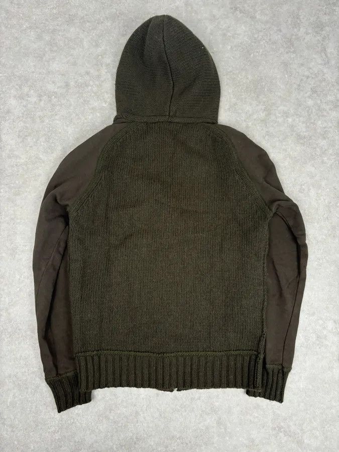 Dolce & Gabbana AW2003 Dolce & Gabbana Khaki Wool Embroidered Zip-up Hoodie Size S / US 4 / IT 40 - 5 Thumbnail