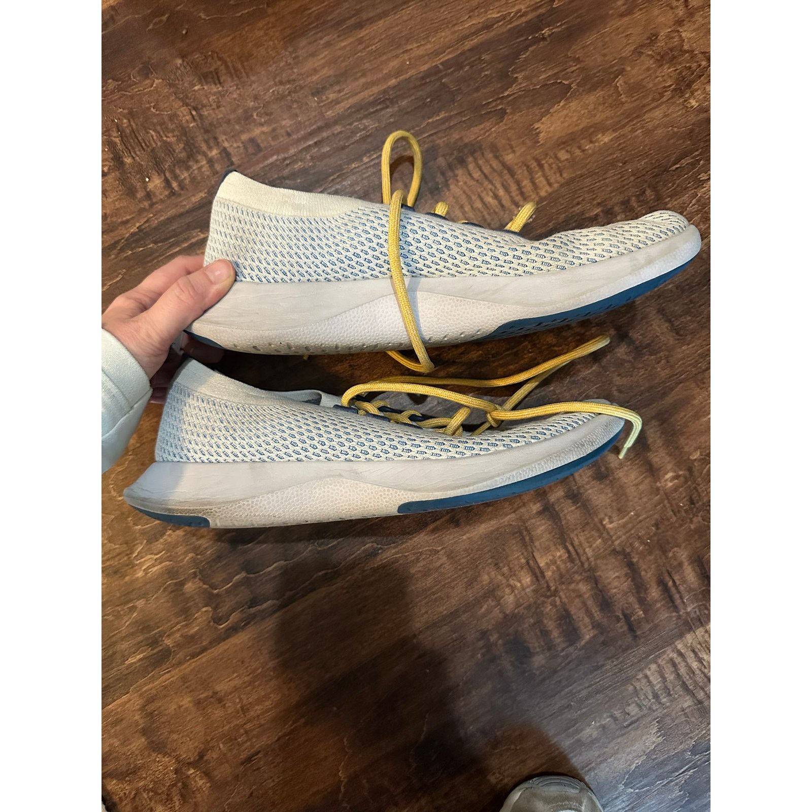 Allbirds Allbirds mens tree dasher size 11.5 blue with yellow ties Size US 11.5 / EU 44-45 - 2 Thumbnail