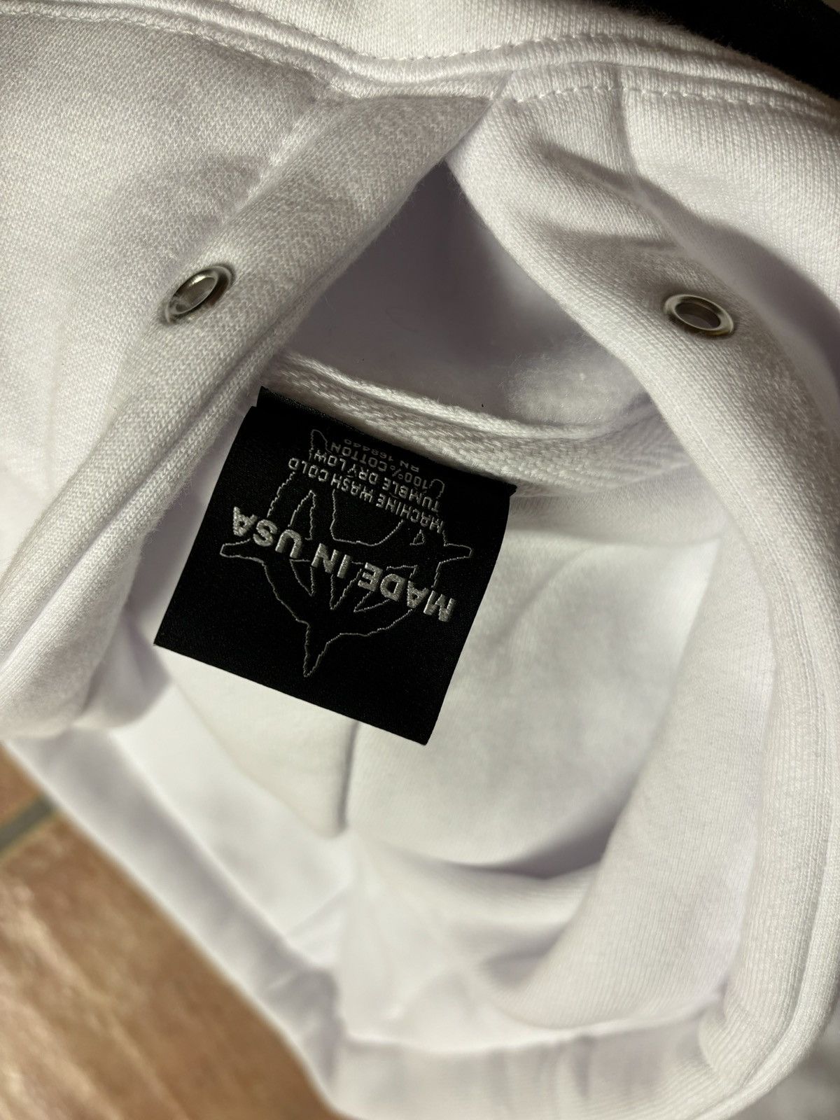 Revenge Revenge Smoke Arch Cropped White Hoodie Size US S / EU 44-46 / 1 - 4 Thumbnail