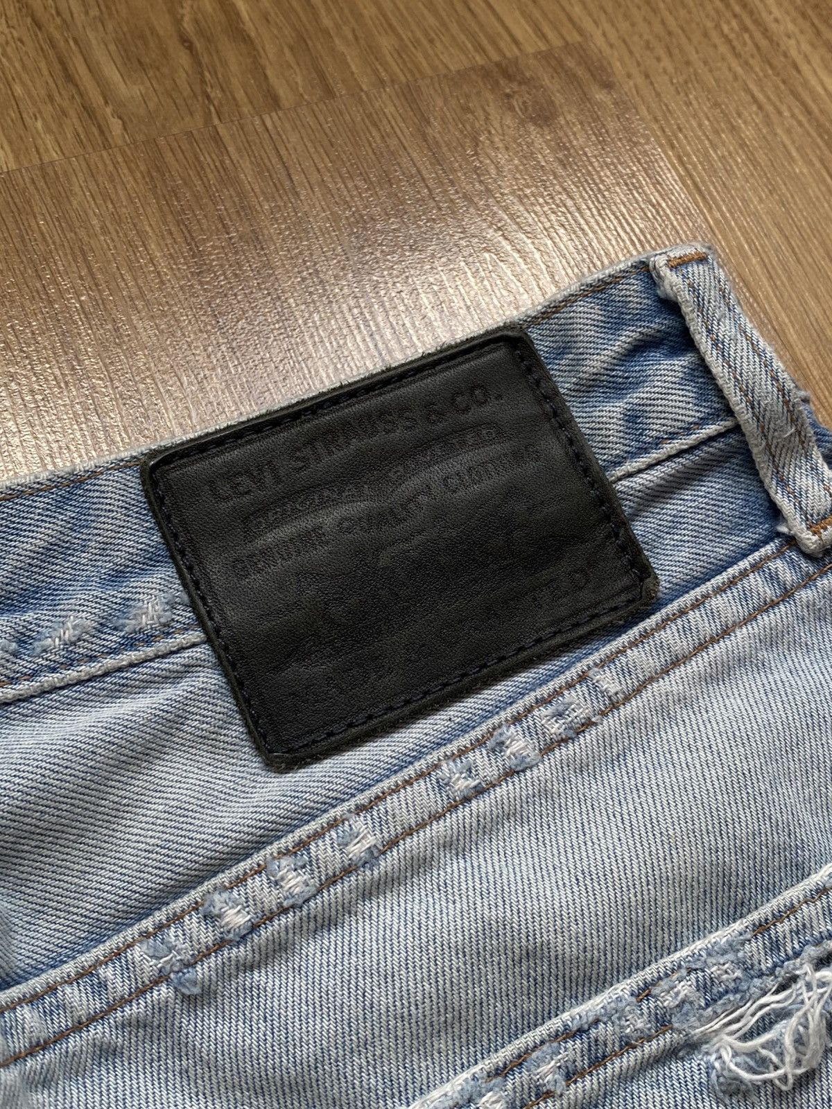 Levi's Made & Crafted Levi’s 501 Japanese Selvage Wid Taper Distressed Jeans W30 Size US 30 / EU 46 - 11 Thumbnail