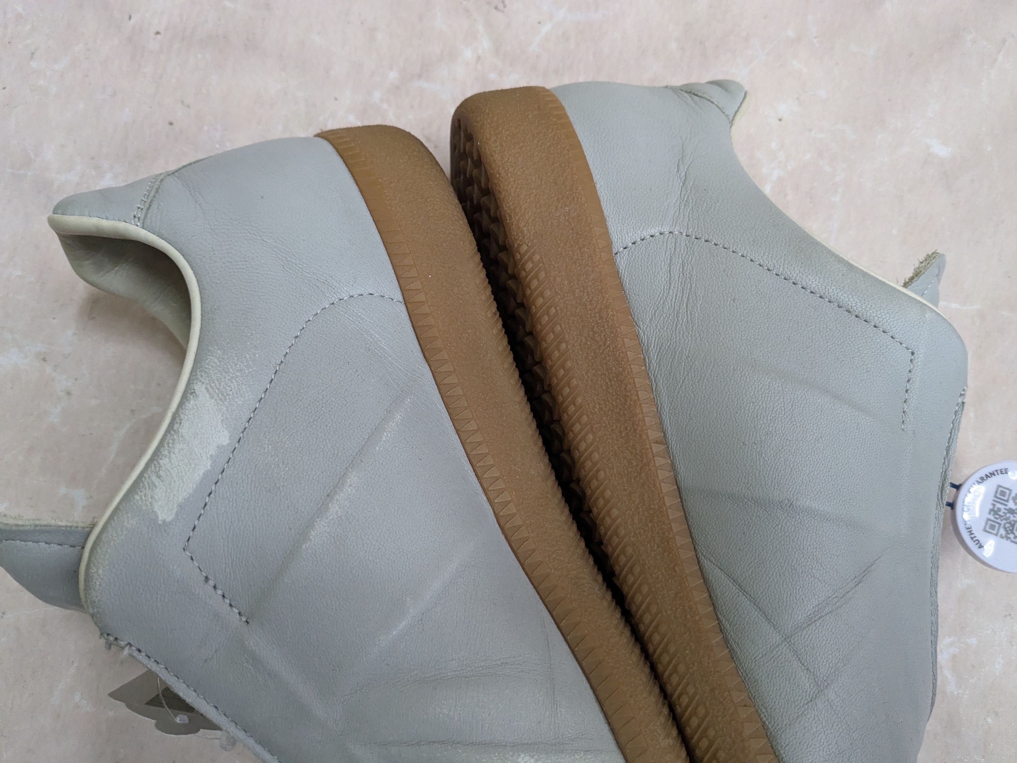 Maison Margiela Maison Margiela GAT Replica Gray 10 43 Leather Seamless Size US 10 / EU 43 - 9 Thumbnail
