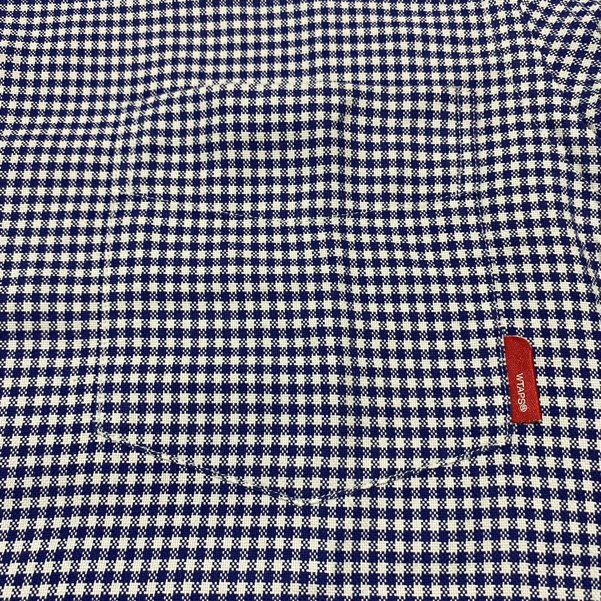 Japanese Brand × Wtaps WTAPS Gingham Sanghai Collar Button Up Shirt Size US S / EU 44-46 / 1 - 2 Thumbnail