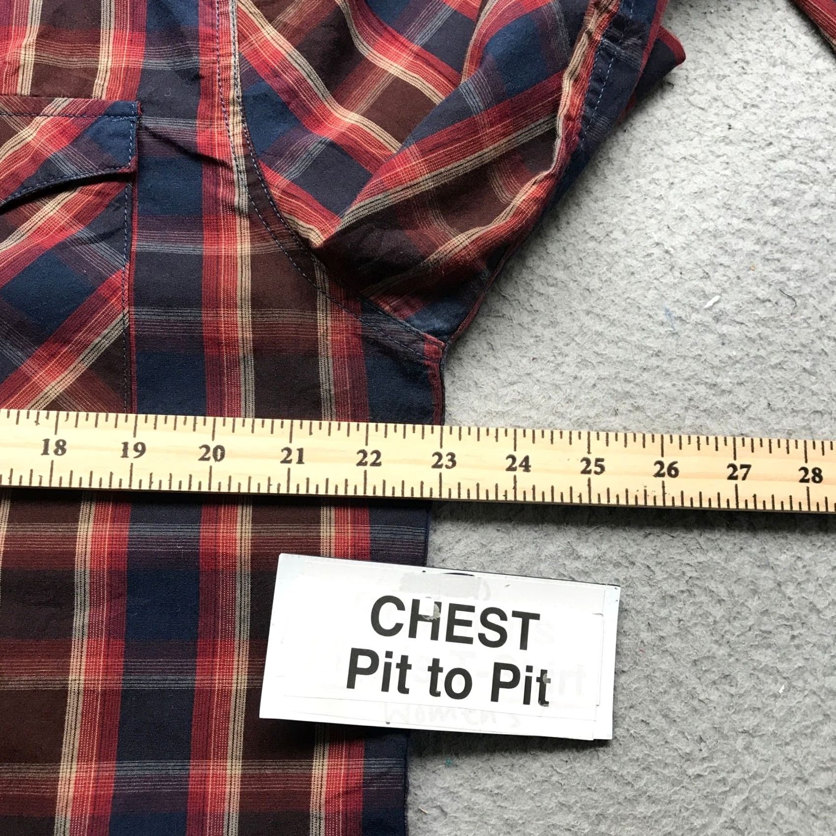 Levi's Levis Strauss & Co. Button Up Shirt Mens Large L Plaid Maroon Red Blue Size US L / EU 52-54 / 3 - 5 Thumbnail