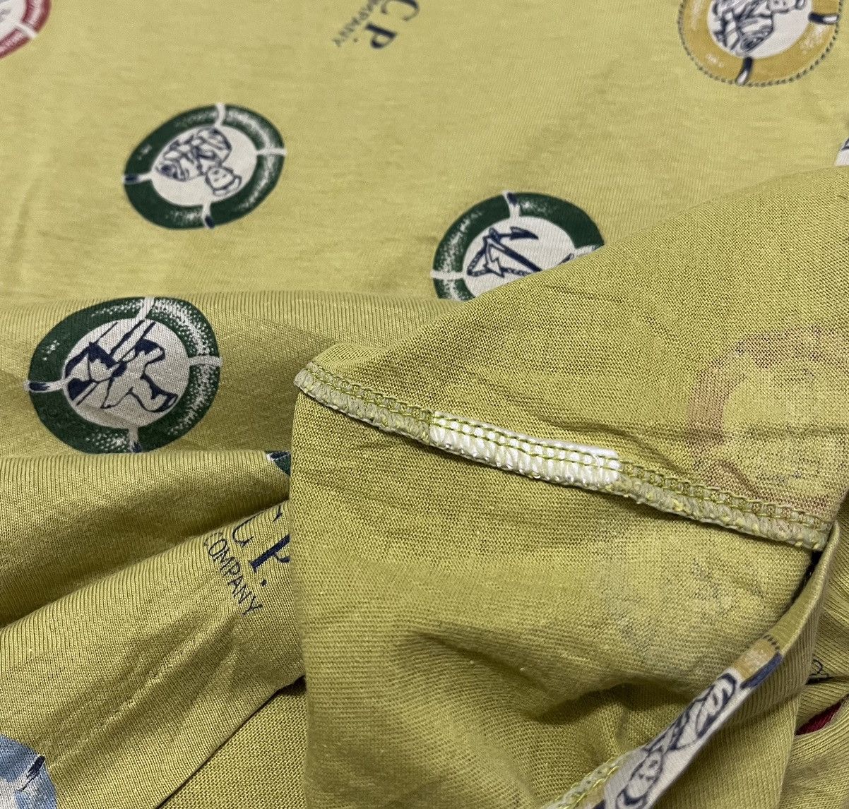C.P. Company × Vintage Vintage CP COMPANY Single Stitch Fullprint Shirt Size US S / EU 44-46 / 1 - 6 Thumbnail