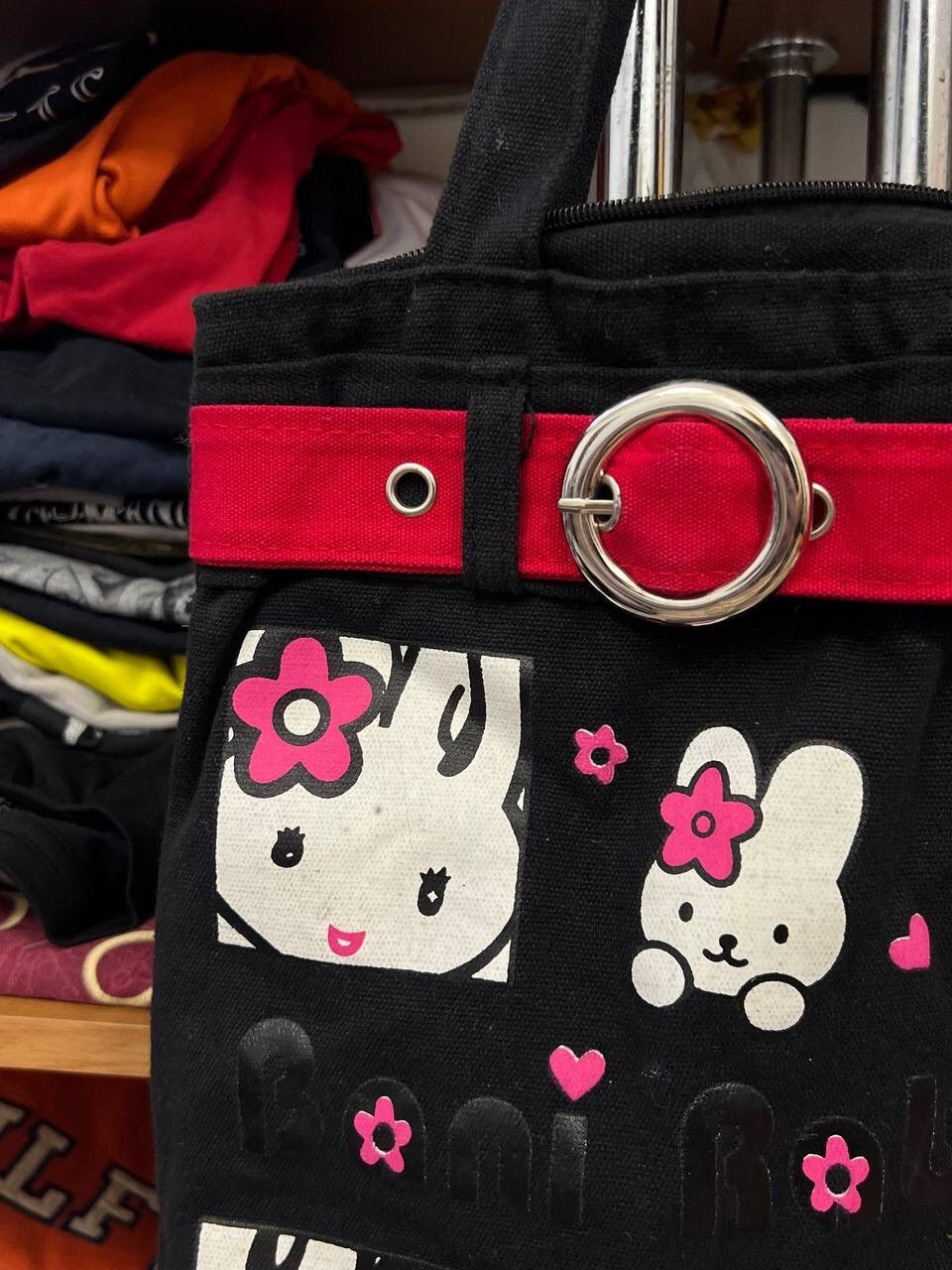 Japanese Brand × Vintage Capacity Patchwork Retro Hello Kitty Y2k Bag Size ONE SIZE - 2 Thumbnail