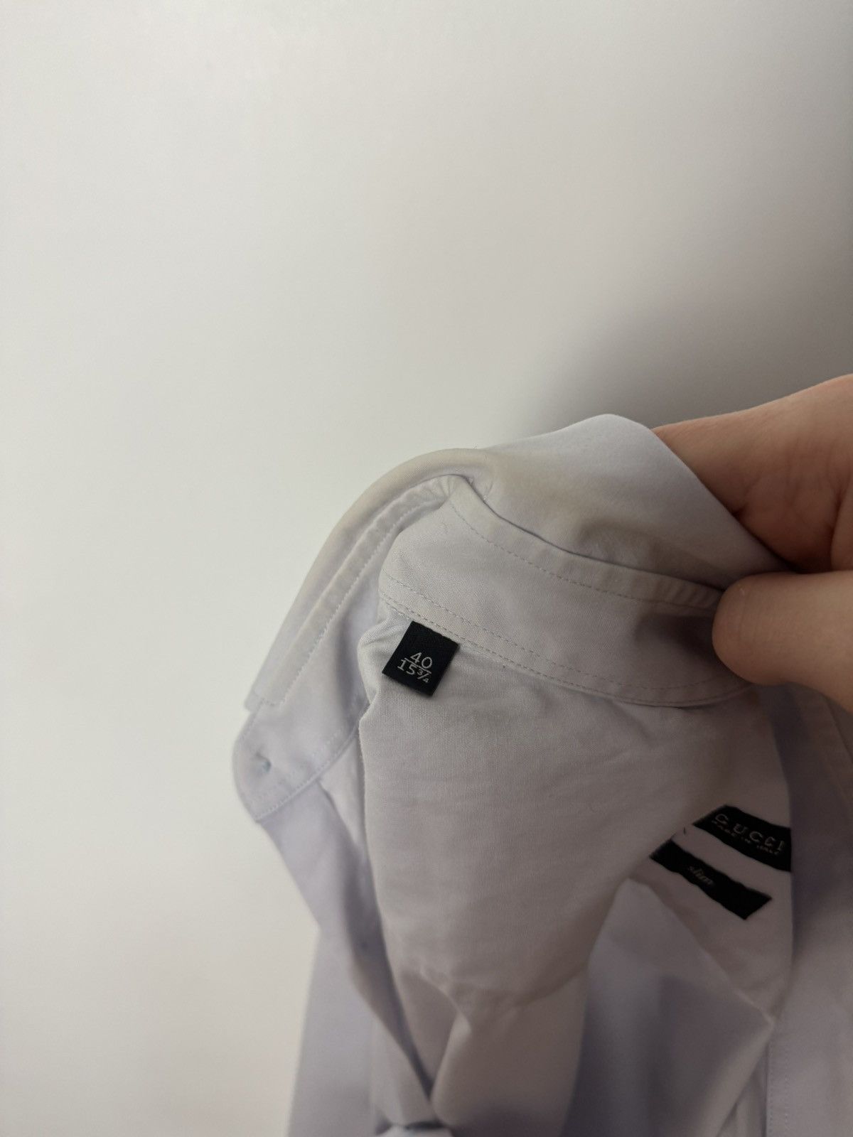 Gucci Gucci Slim Fit Shirt Long Sleeve Luxury Designer Italy Maden Size US M / EU 48-50 / 2 - 13 Thumbnail