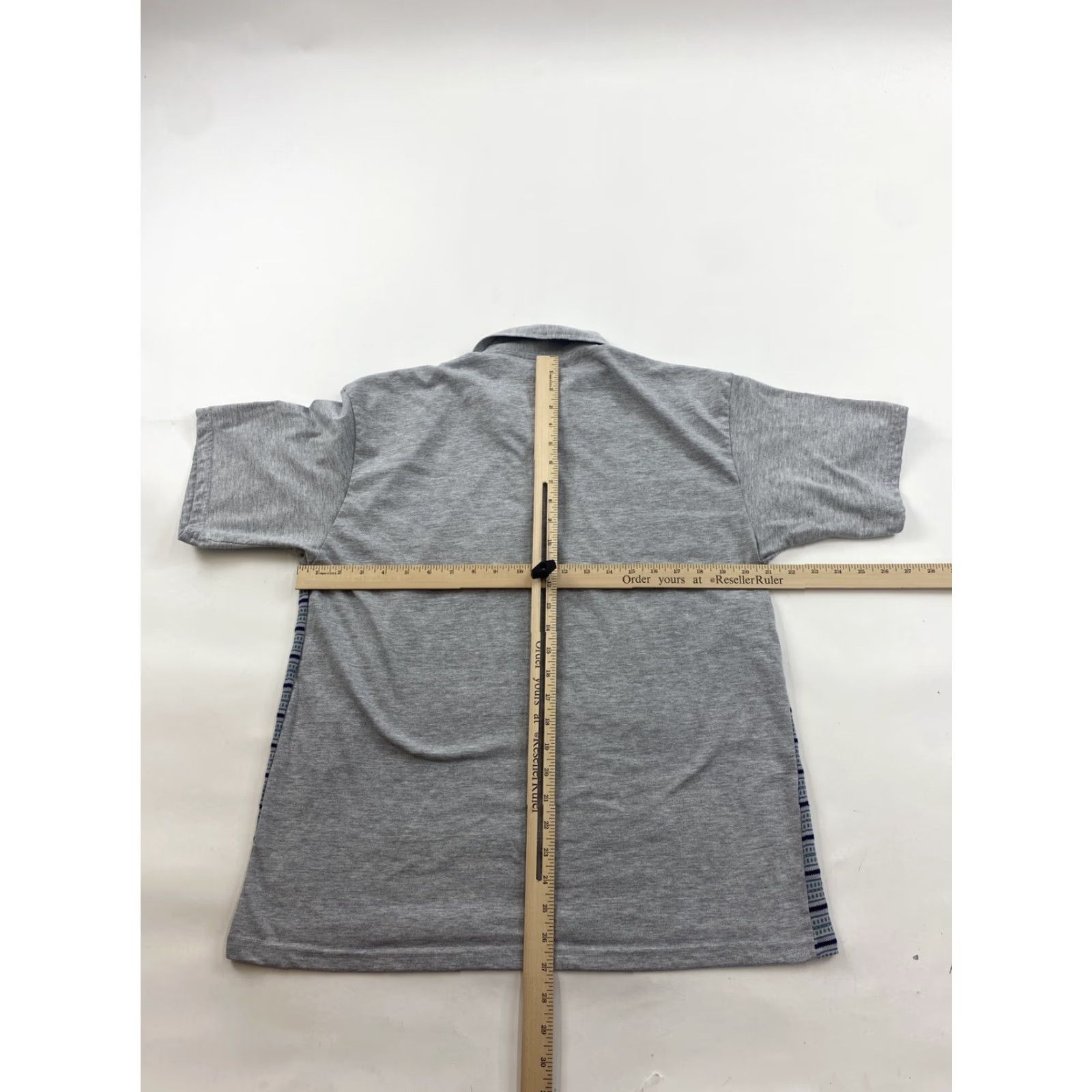 Bugle Boy VINTAGE Bugle Boy Polo Shirt Mens Large 1/4 Zip Short Sleeve Blue Cotton Zipper USA Shirt Mens Regular Fit Size US L / EU 52-54 / 3 - 3 Thumbnail