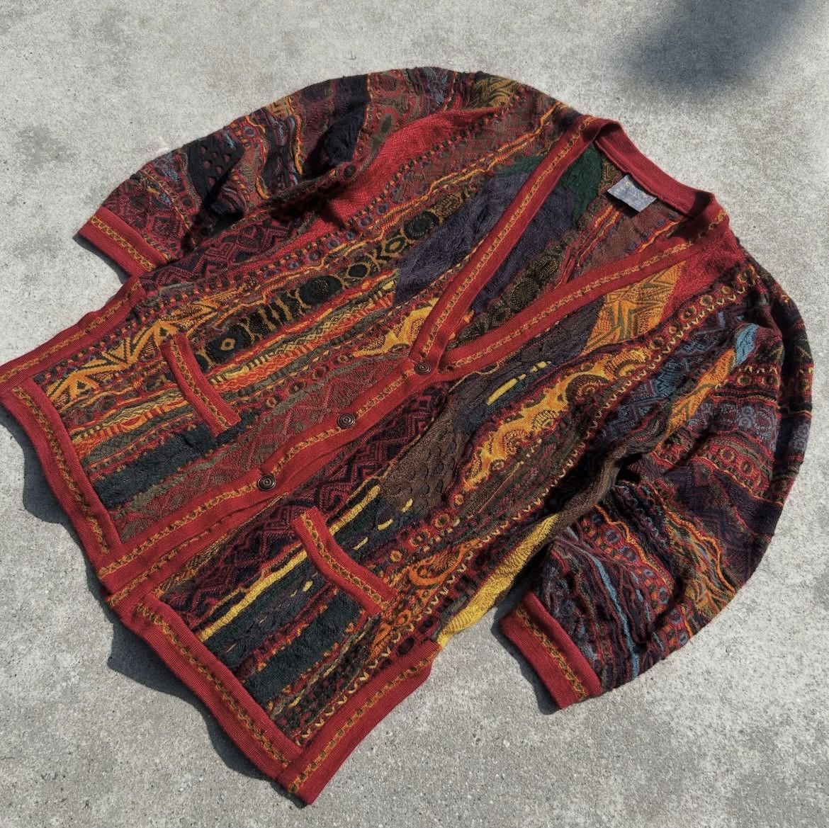 Coogi Coogi multi-coloured cardigan sweater vintage Size US M / EU 48-50 / 2 - 4 Thumbnail