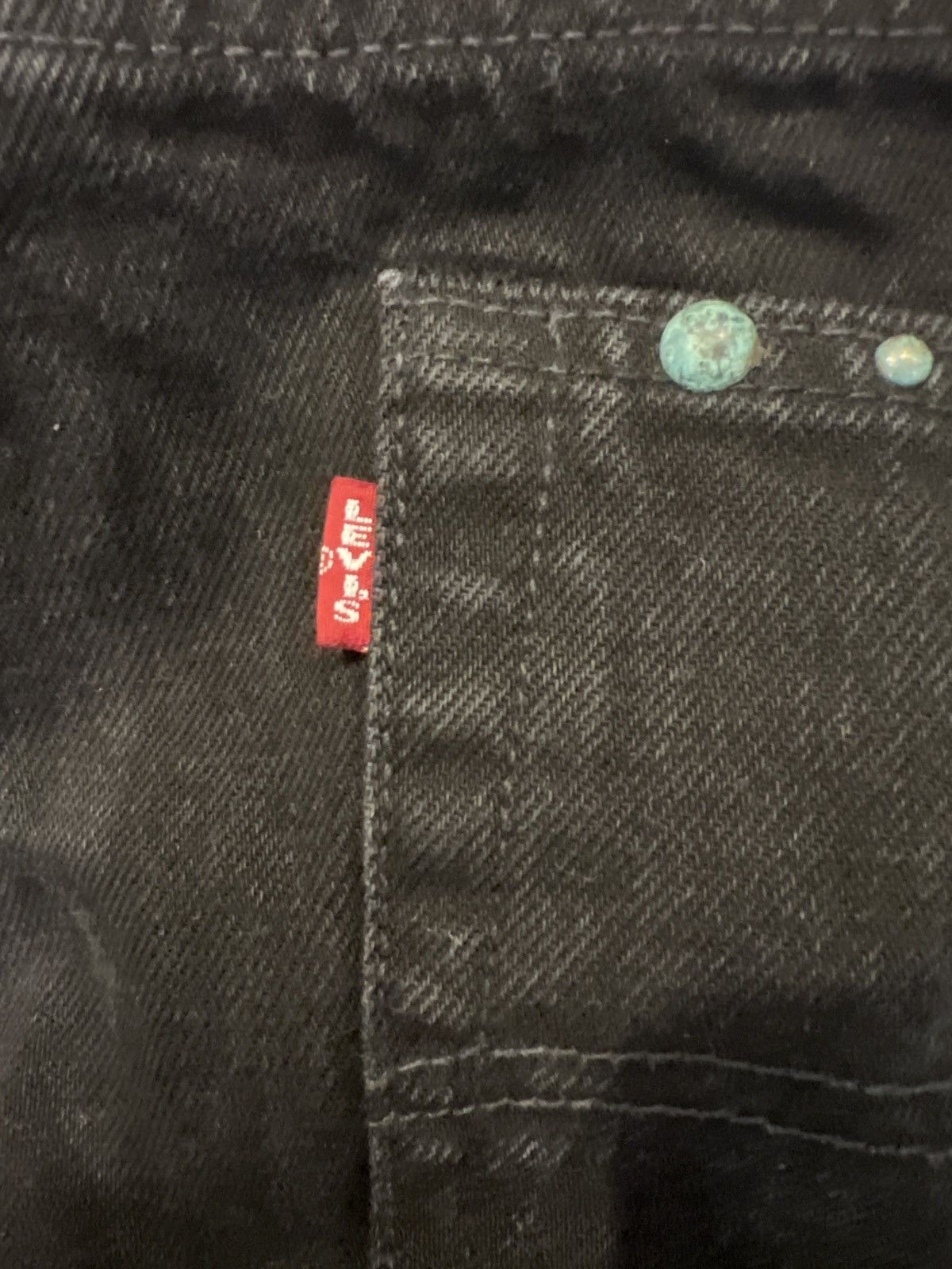 DENIM TEARS Denim Tears Rhinestone Jeans Black 34 Size US 34 / EU 50 - 3 Thumbnail