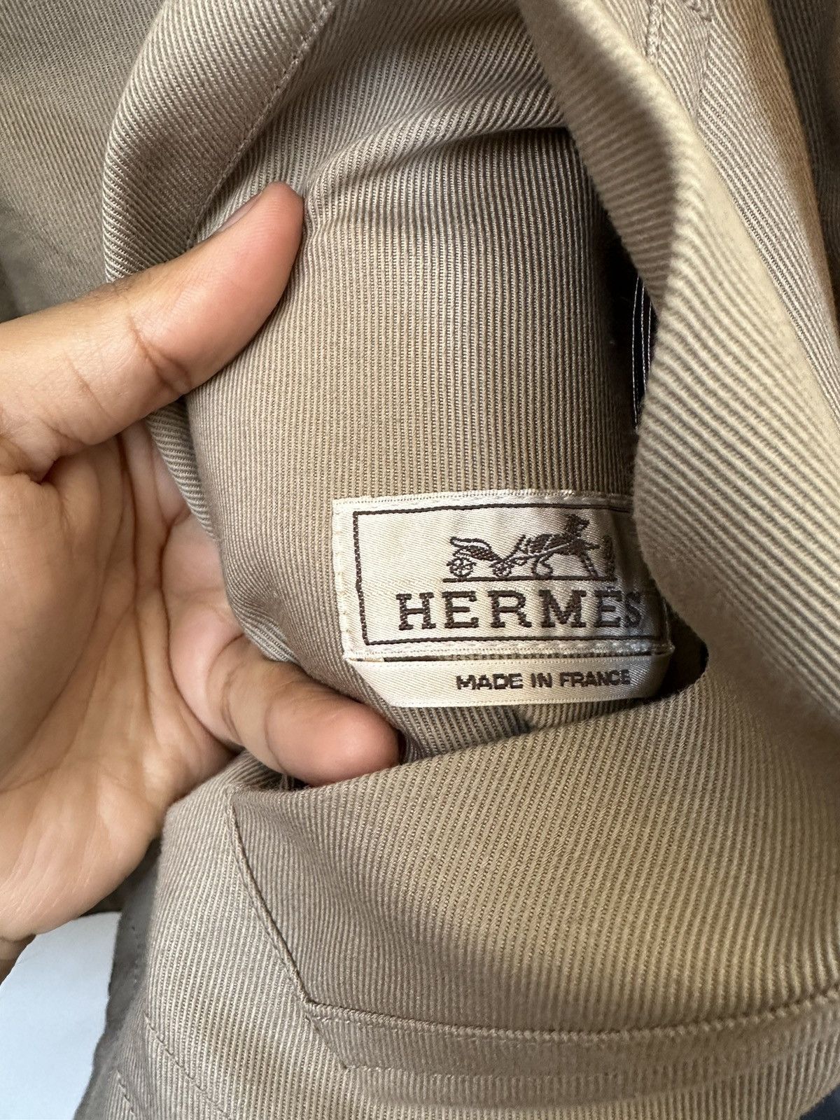 Hermes $3700 Hermes Reversible rib trim jacket Size US M / EU 48-50 / 2 - 16 Thumbnail