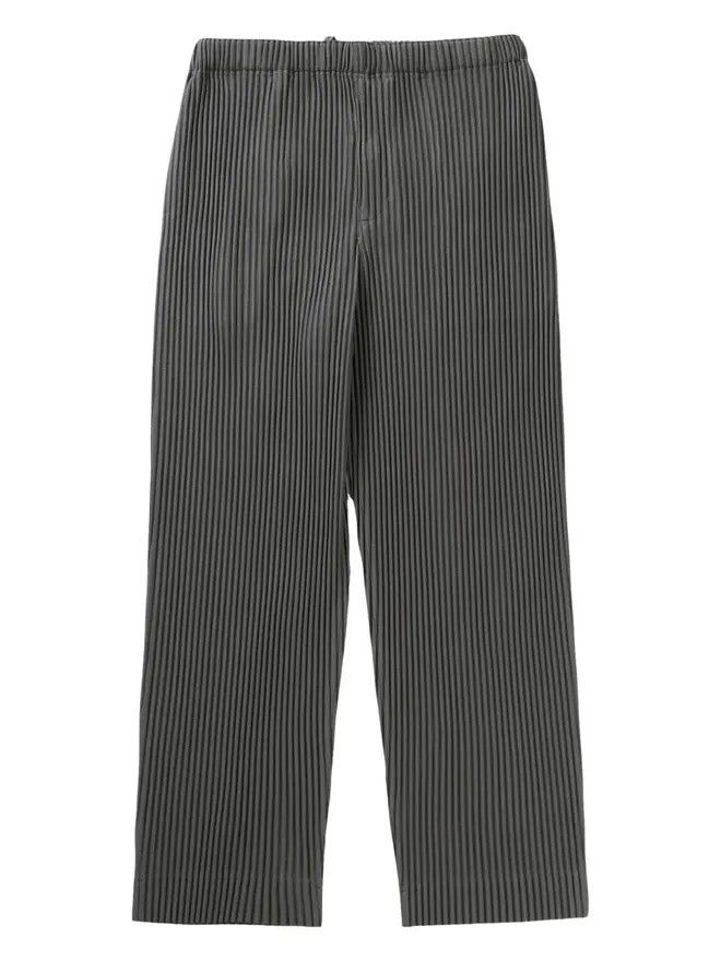 Homme Plisse Issey Miyake Homme Plissé Issey Miyake Pleated Light Pants Grey Melange Size US 34 / EU 50 - 2 Thumbnail