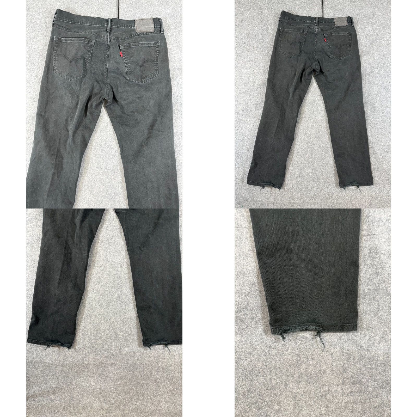 Levi's Levi’s 541 Jeans Mens 34X30 Black Tapered Leg Stretch Denim 5-Pockets Size US 34 / EU 50 - 8 Thumbnail