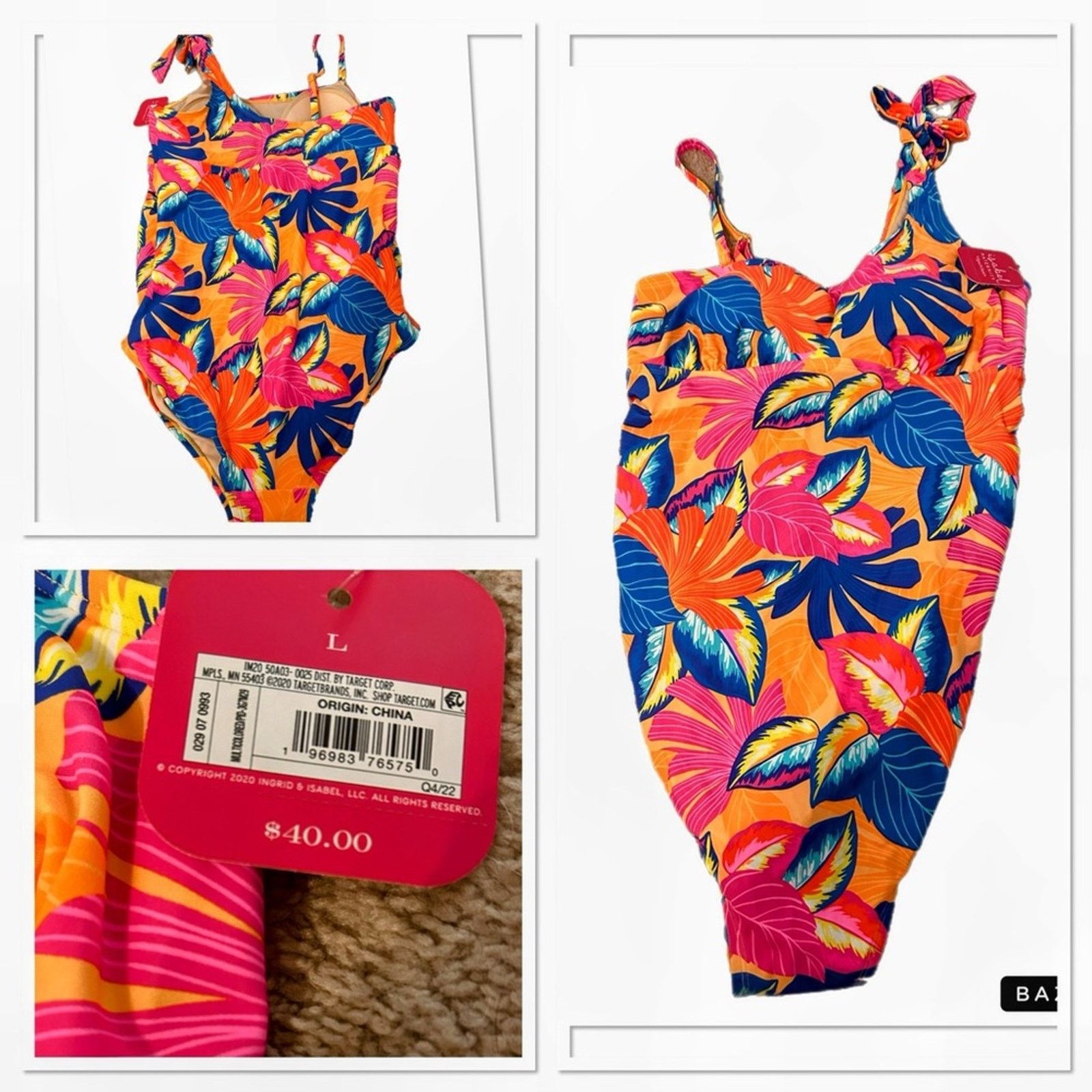 Target Basics HUGE Lot!12+ swimsuits One & 2 pieces! Great for Re-Sell! Size ONE SIZE - 7 Thumbnail