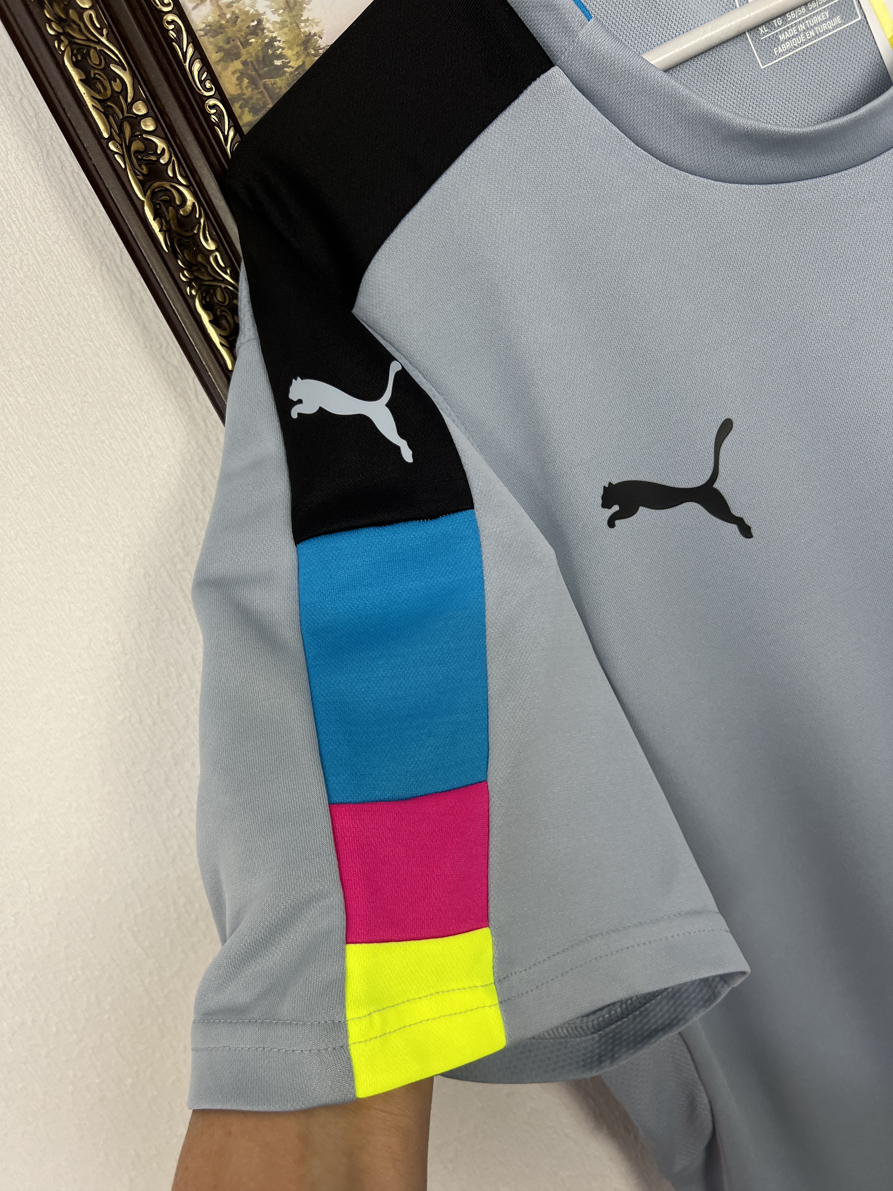 Puma Italy Goalkeeper football shirt 2016 Soccer Puma Maglia Size US XL / EU 56 / 4 - 4 Thumbnail