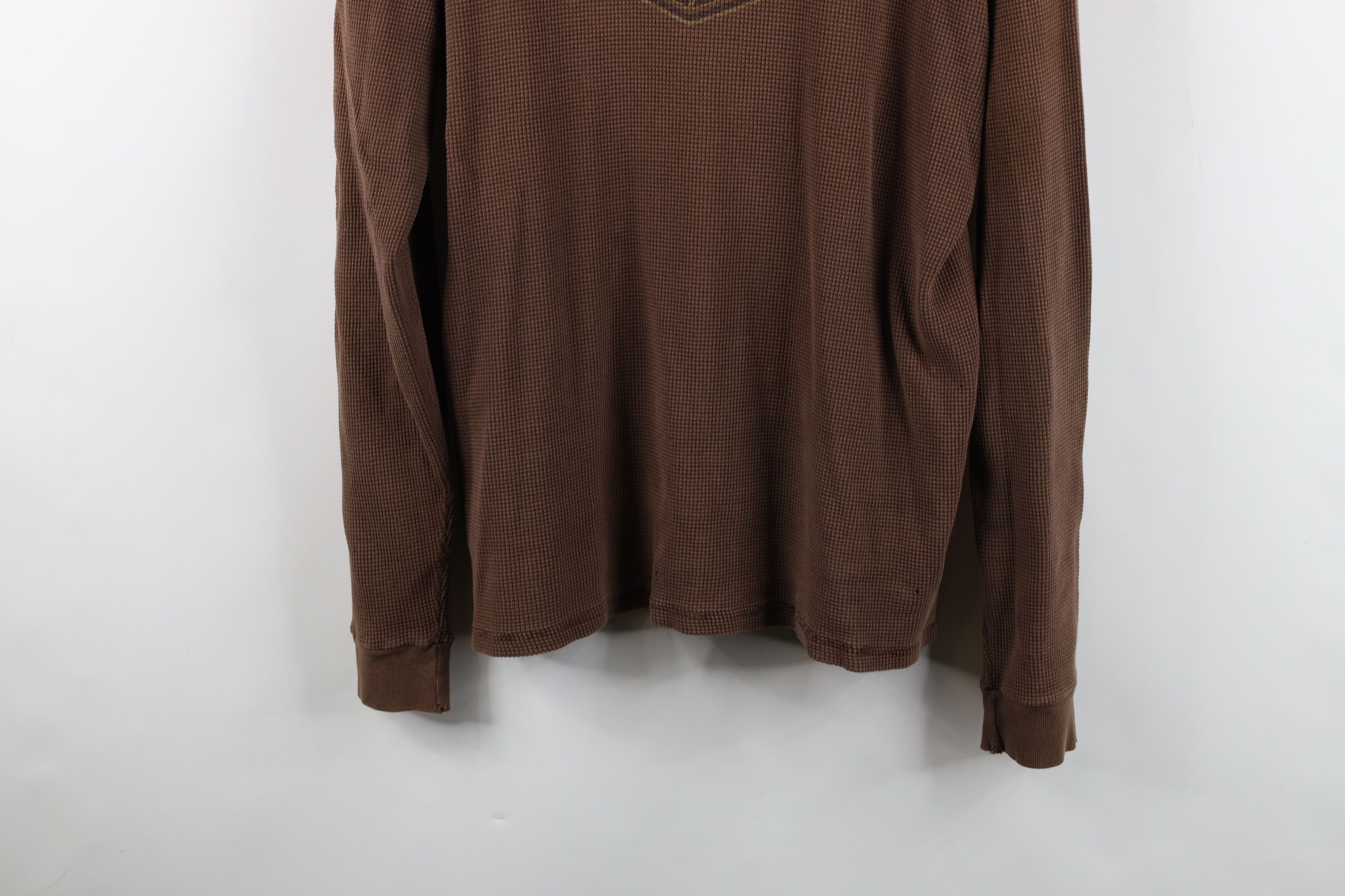 Harley Davidson Vintage Harley Davidson Waffle Knit Long Sleeve T-Shirt Size US XL / EU 56 / 4 - 3 Thumbnail