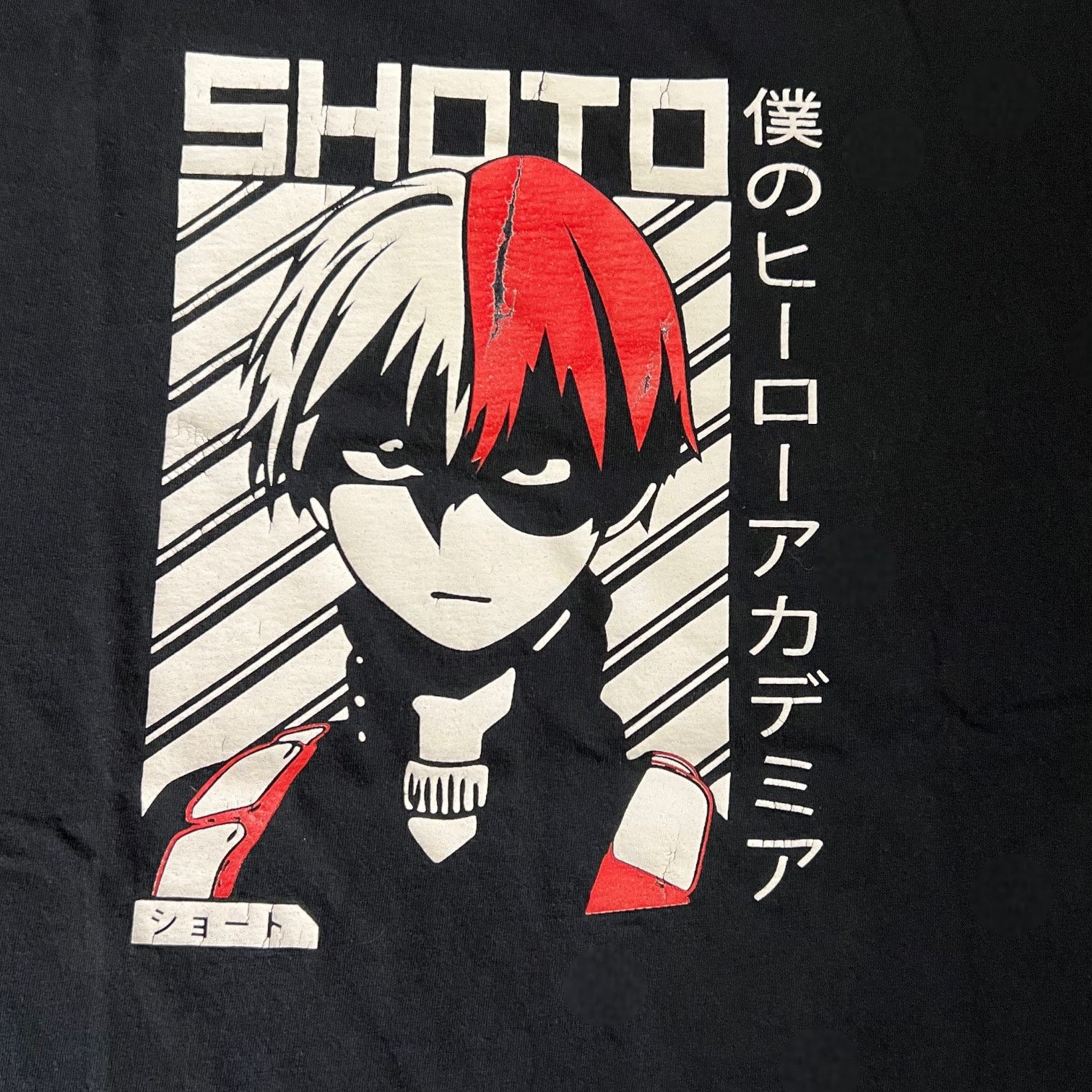 Other My Hero Academia Shoto Todoroki Black T-Shirt - Anime Manga Size US M / EU 48-50 / 2 - 2 Thumbnail