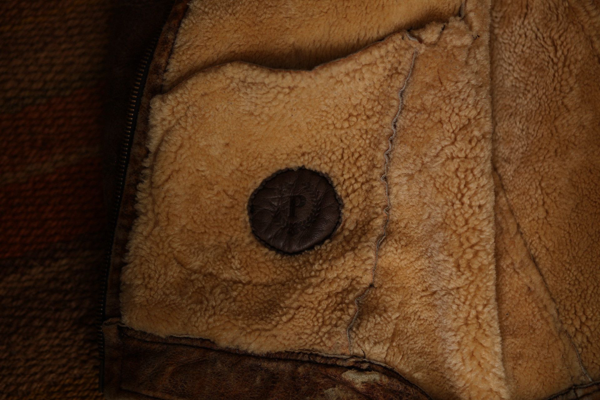 Vintage 1970’s Italian Shearling Café Racer Jacket Size US L / EU 52-54 / 3 - 16 Thumbnail