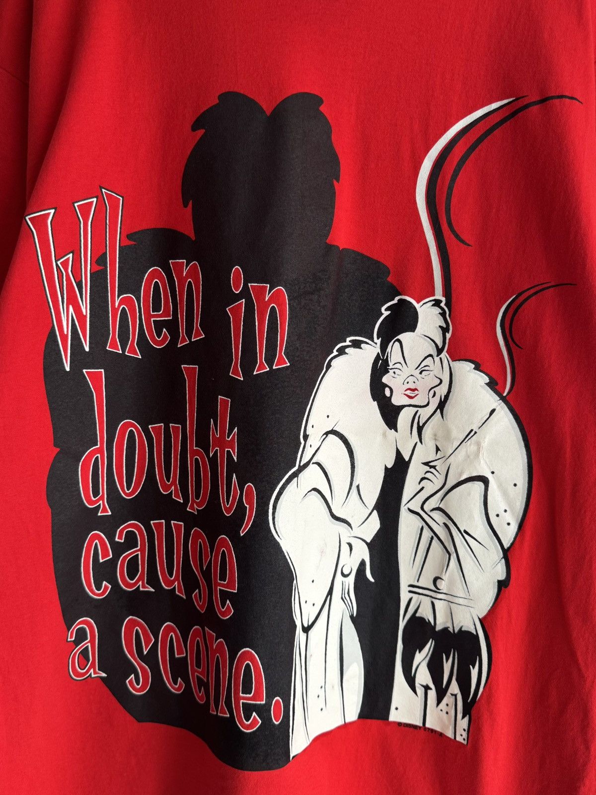 Vintage Vintage 101 Dalmatians Cruella De Vil Single Stitch T-shirt Size US XL / EU 56 / 4 - 2 Thumbnail