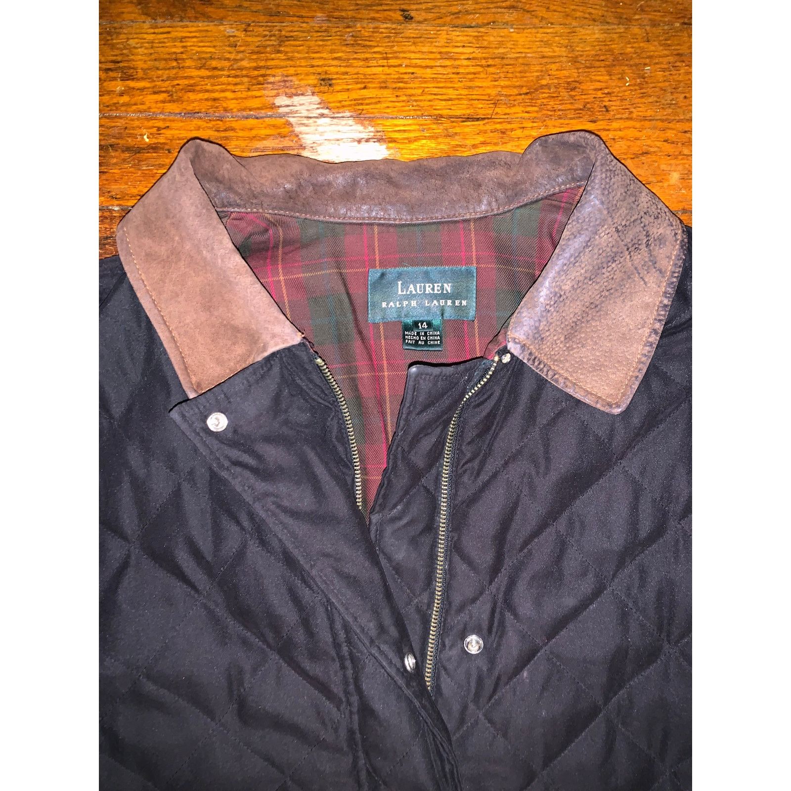 Ralph Lauren Lauren Ralph Lauren Quilted Barn Jacket Womens 14 Black Size XL / US 12-14 / IT 48-50 - 4 Thumbnail