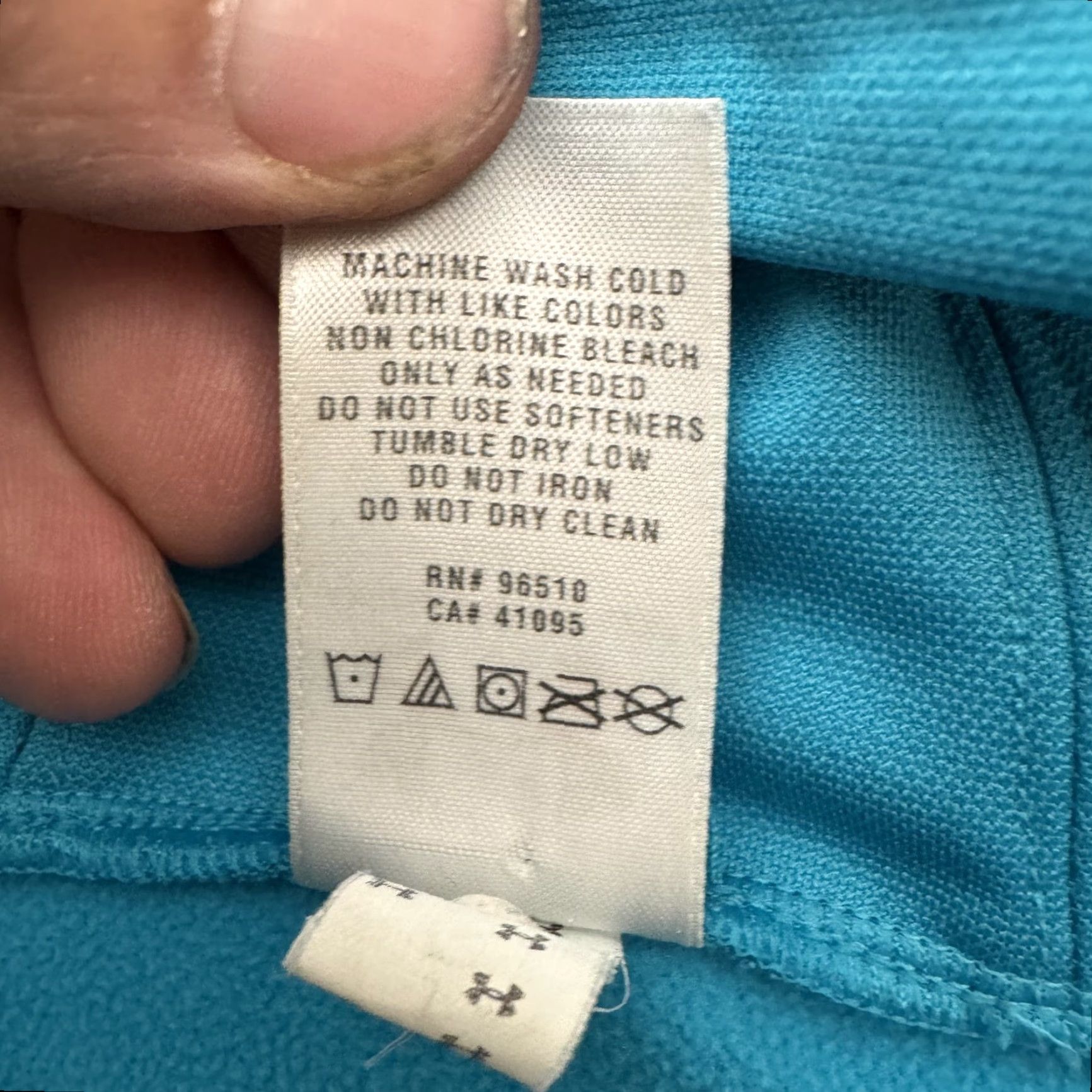 Under Armour Under Armour Hoodie Womens Small Blue Pullover Kangaroo Pocket Lightweight Athletic Sports Outdoor Logo Size S / US 4 / IT 40 - 6 Thumbnail