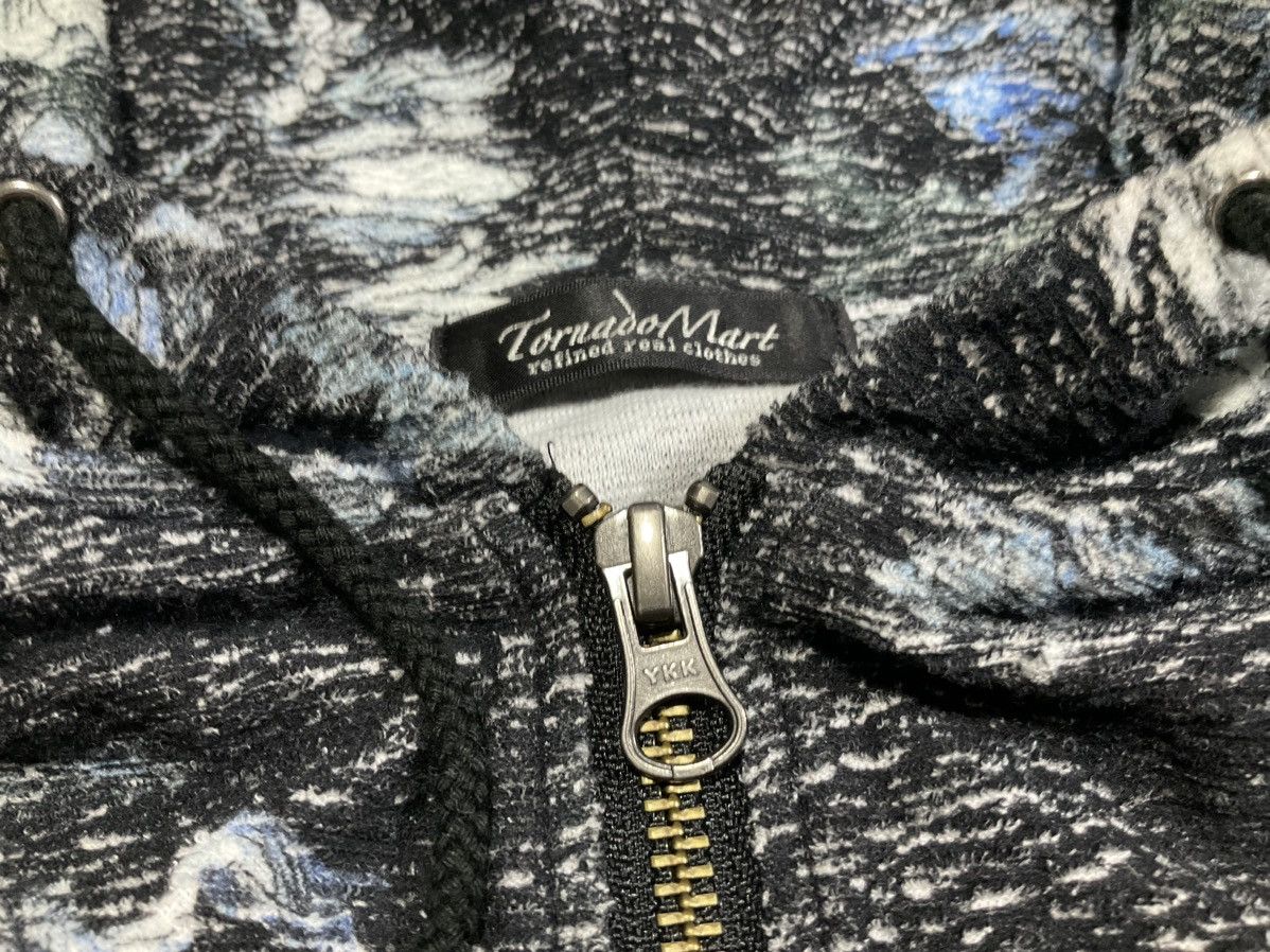 Tornado Mart 🔥Y2K Archived Tornado Mart Knit Hoodie Floral Printed Size US M / EU 48-50 / 2 - 5 Thumbnail