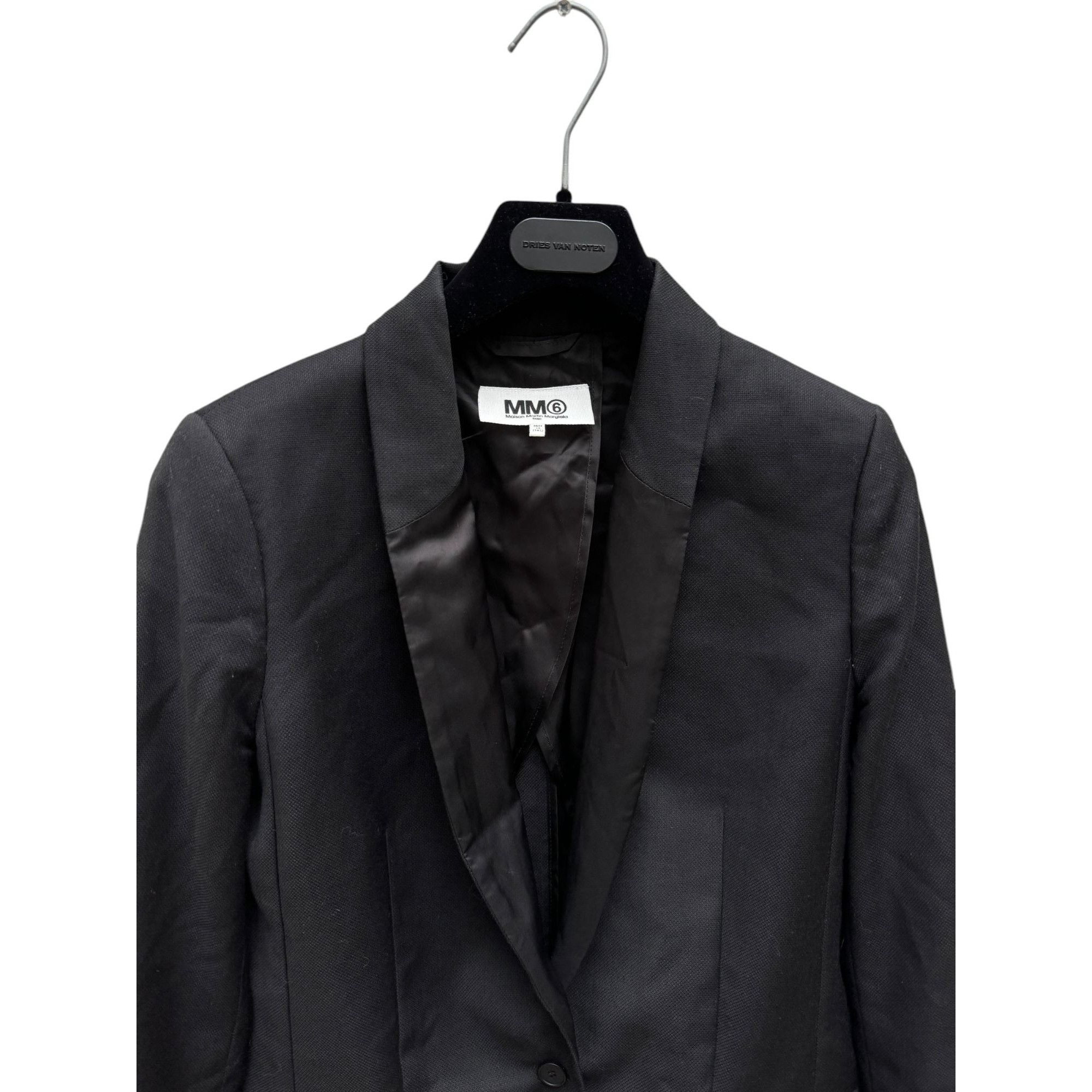 Maison Margiela SS 2014 Black Wool Blazer Jacket Size M / US 6-8 / IT 42-44 - 2 Thumbnail