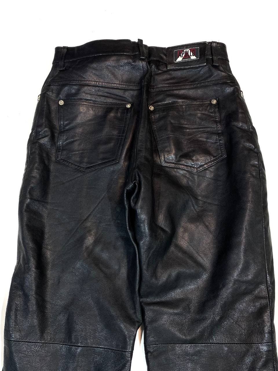 Leather × Vintage Apollo Racing Moto Leather Pants Vintage Size US 30 / EU 46 - 8 Thumbnail