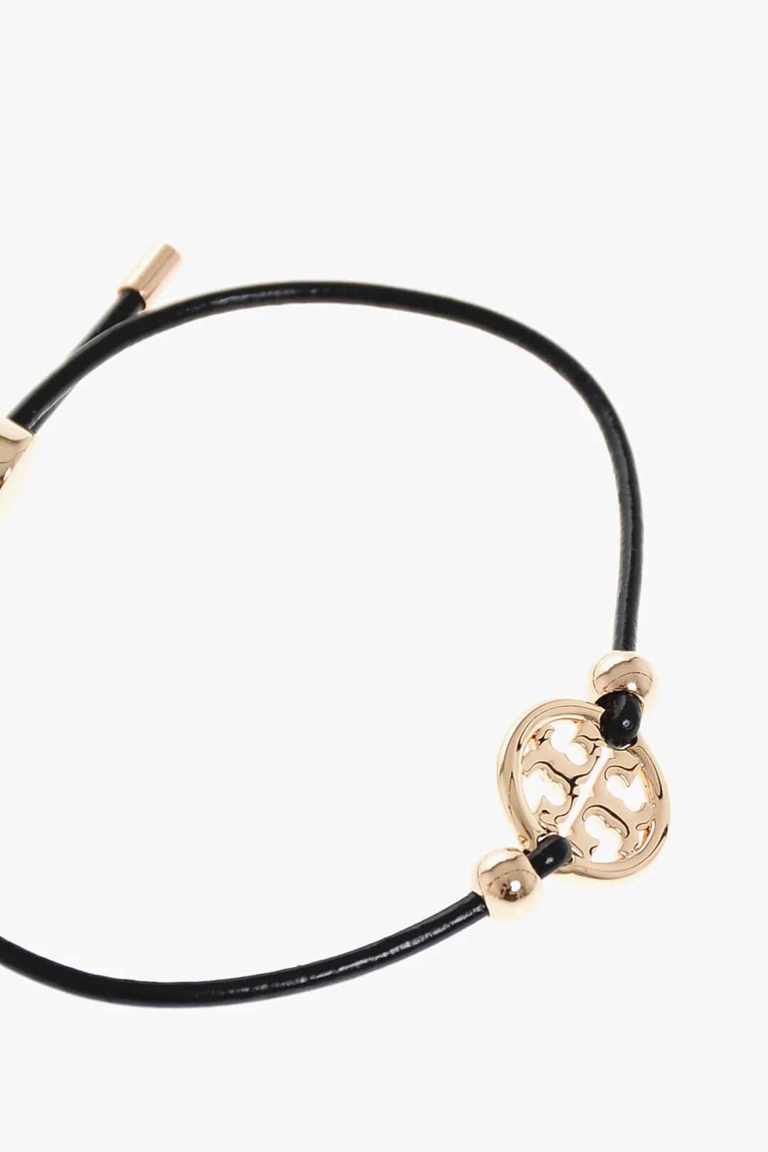 Tory Burch og1mm0426 Size: OS / Adjustable Leather Bracelet in Black Size ONE SIZE - 3 Thumbnail