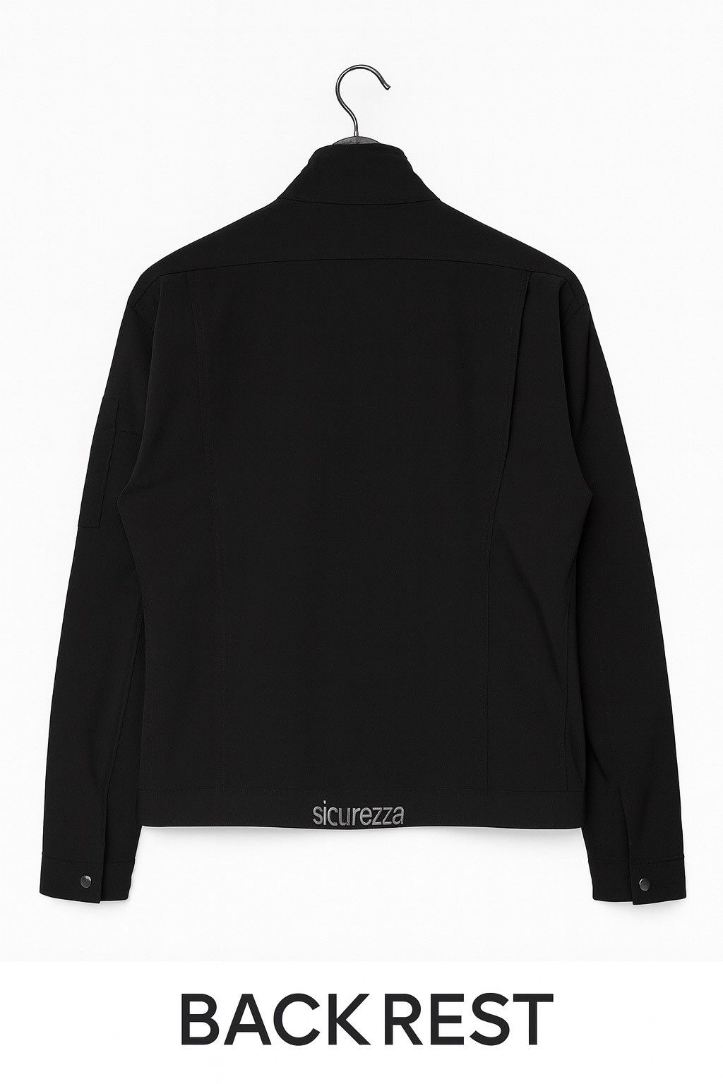 Japanese Brand Vintage Sicurezza Black Softshell Jacket Japanese Techwear Size US S / EU 44-46 / 1 - 2 Thumbnail
