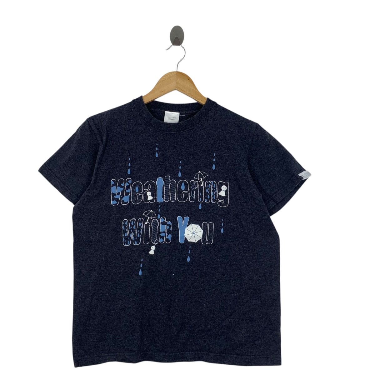 Vintage WEATHERING WITH YOU Makoto Shinkai Anime Tee Shirt Top Film Size US S / EU 44-46 / 1 - 3 Thumbnail