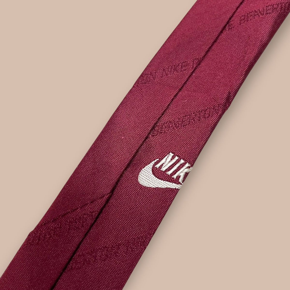 Nike Vintage 1986 Nike Tie for 5th Anniversary of Nike Japan Size ONE SIZE - 10 Thumbnail