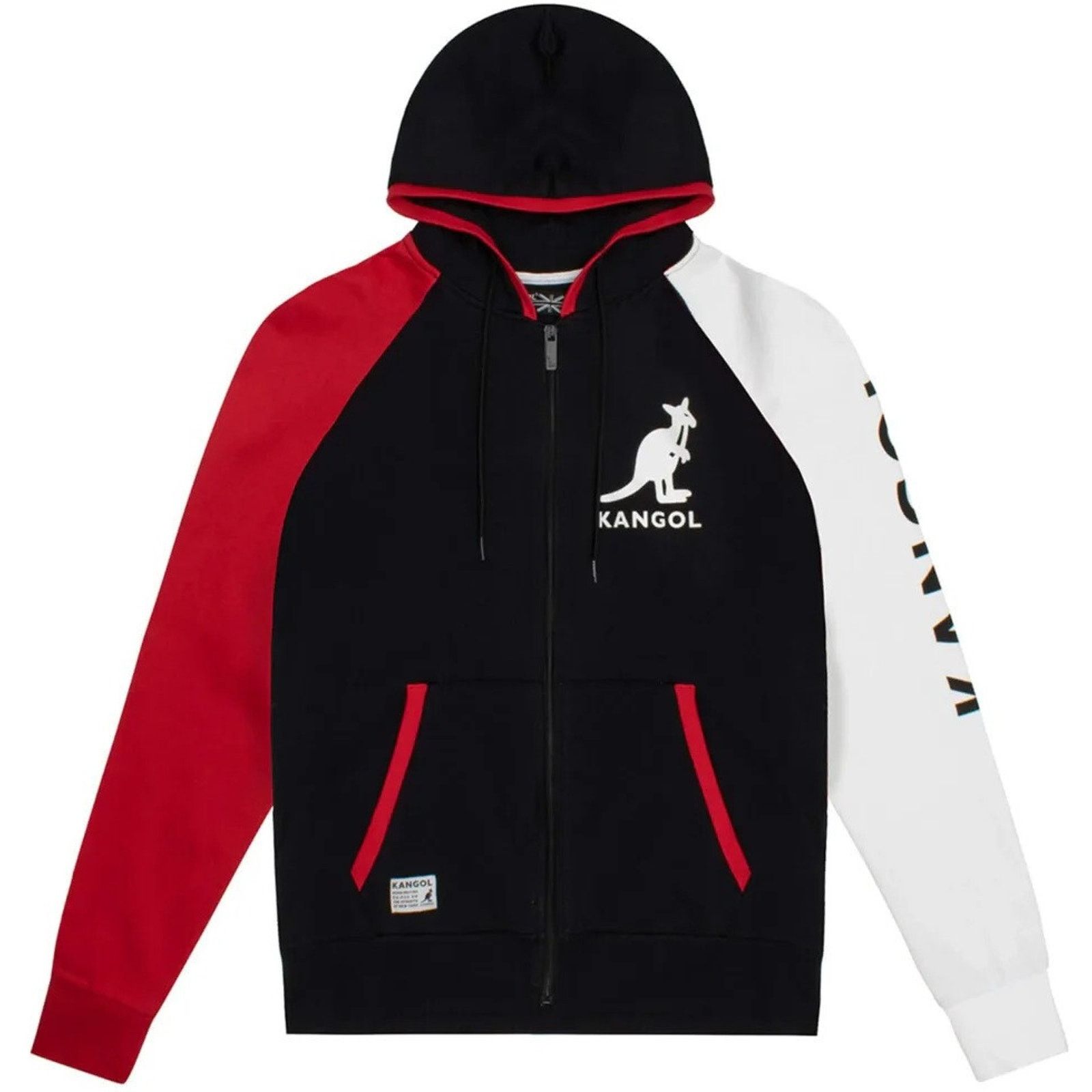 Kangol Kangol Men's Hoodie Full Zip Colorblock Fleece Sweatshirt Size US S / EU 44-46 / 1 - 1 Thumbnail