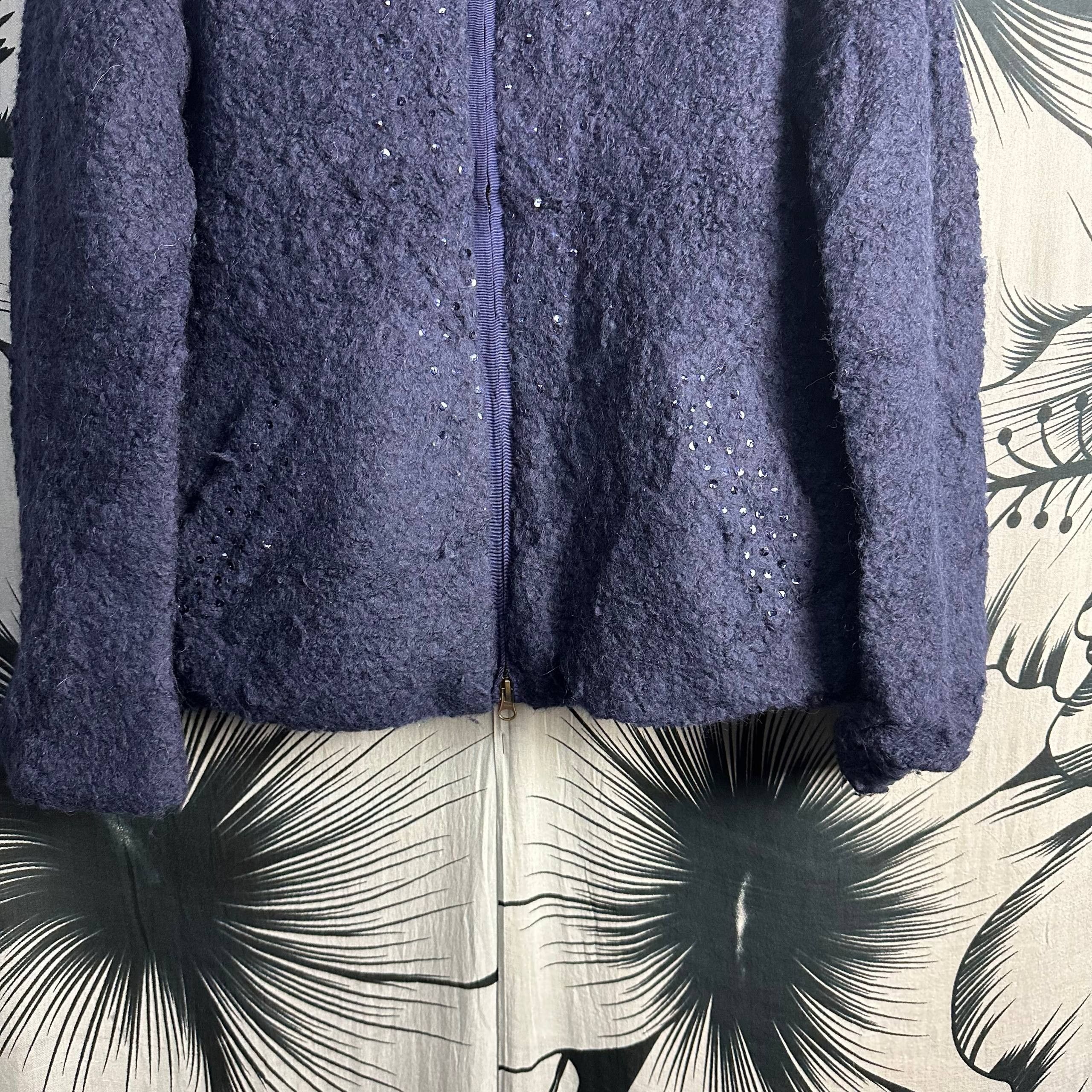 Issey Miyake Issey Miyake Tsumori Chisato Wool Blend Zip Jacket Size US M / EU 48-50 / 2 - 6 Thumbnail