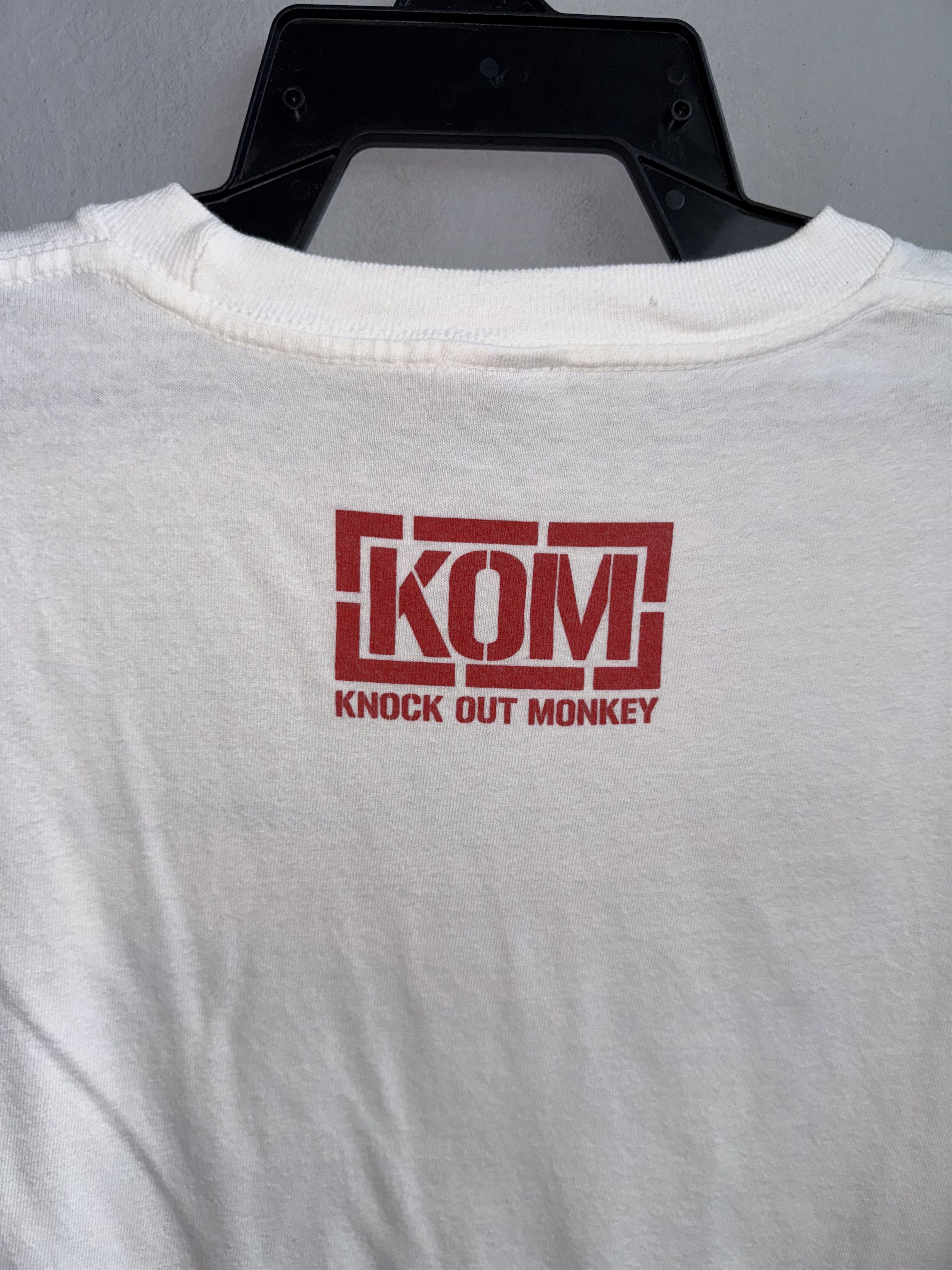 Band Tees × Japanese Brand KNOCK OUT MONKEY Band Shirt Size US L / EU 52-54 / 3 - 4 Thumbnail