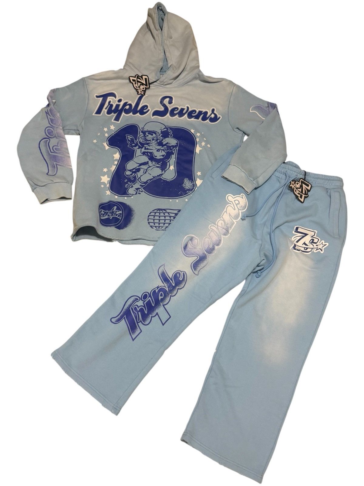 TRIPLE SEVENS Triple Sevens All Star Football Hoodie & Sweatpants Set XL Size US 34 / EU 50 - 1 Thumbnail