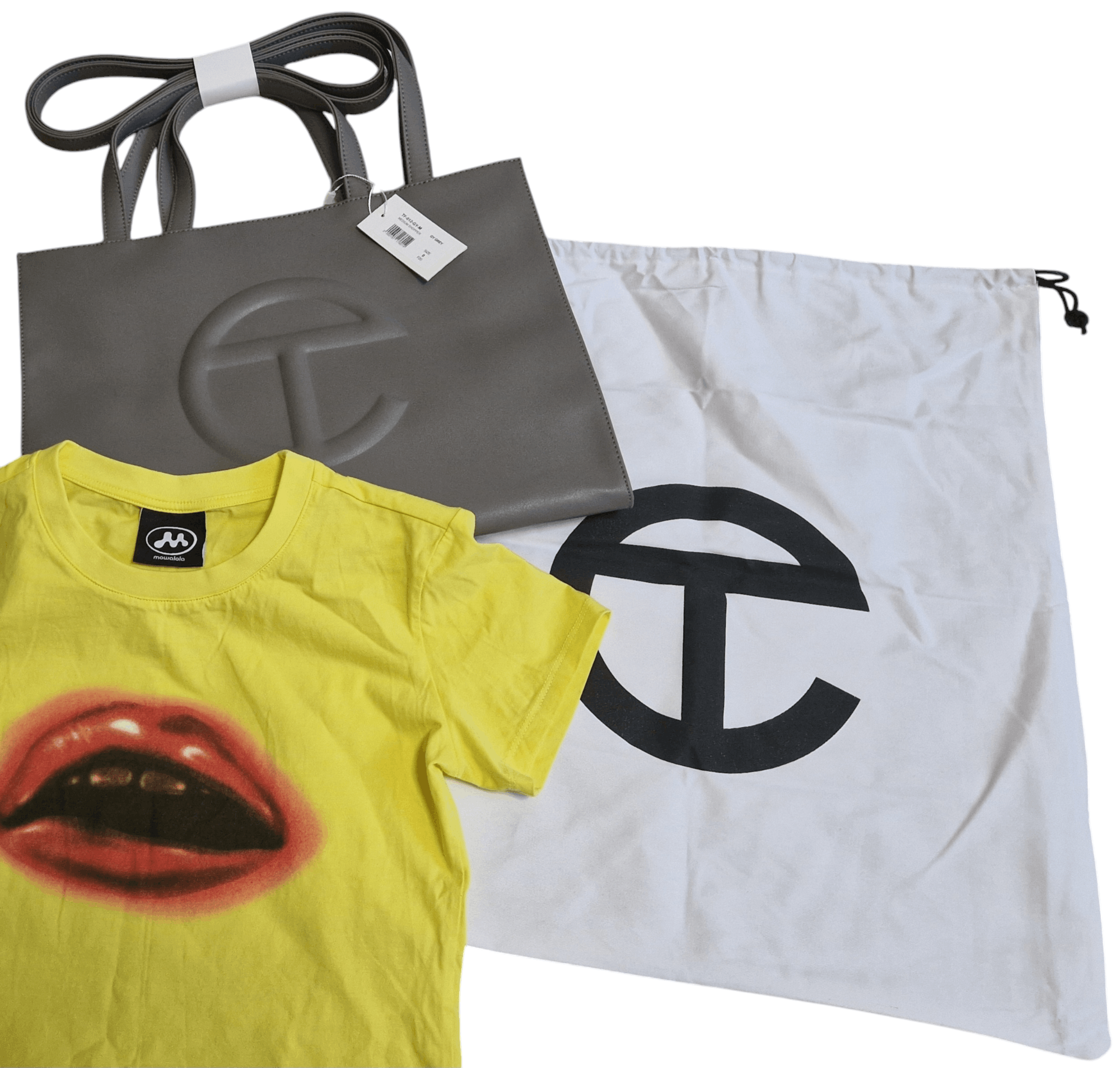 Telfar Telfar Grey Medium Shopping Bag Size ONE SIZE - 2 Thumbnail