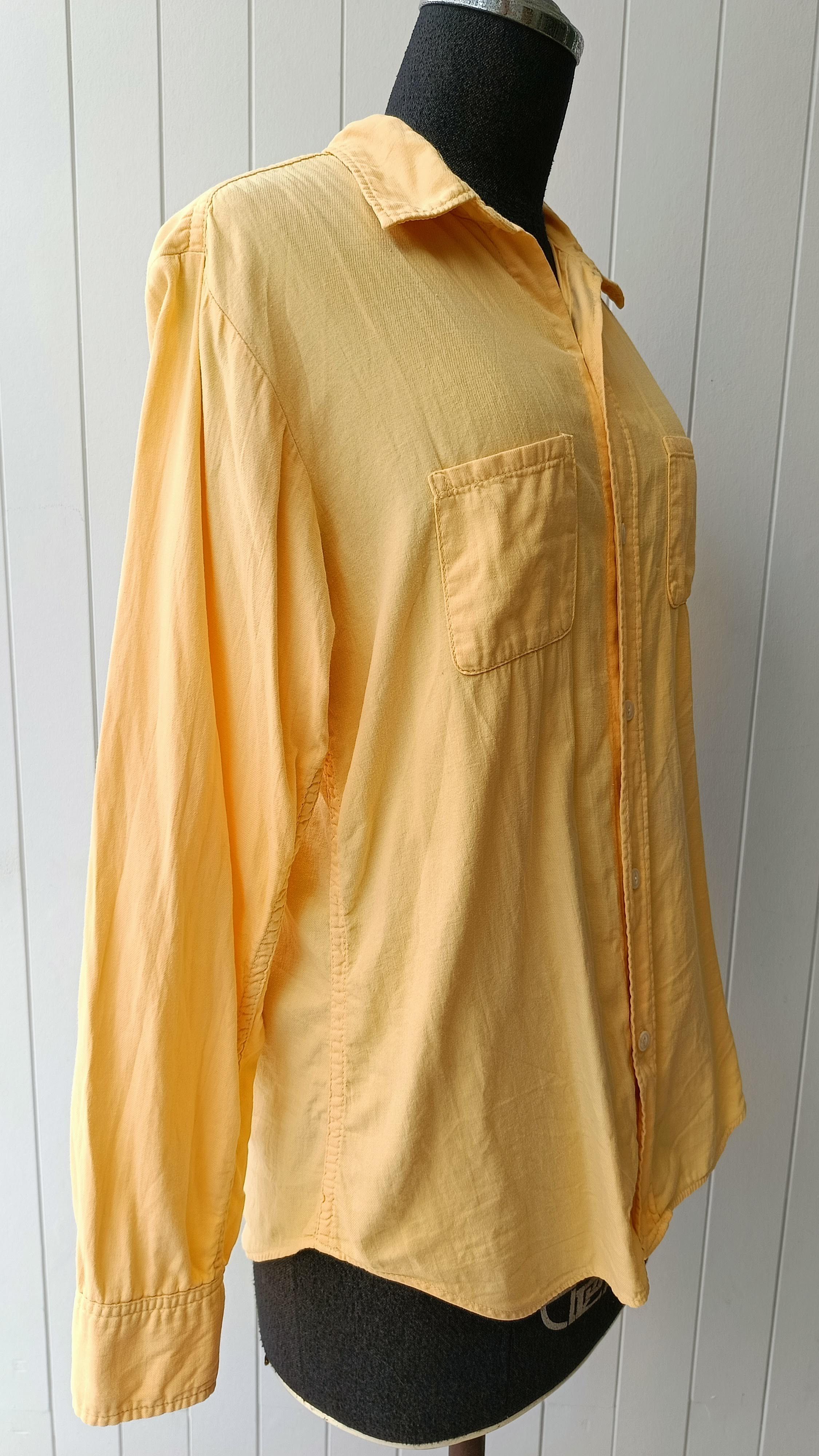 45rpm 45RPM studio by R 90's solid yellow Japan shirt small sz3 Size S / US 4 / IT 40 - 5 Thumbnail