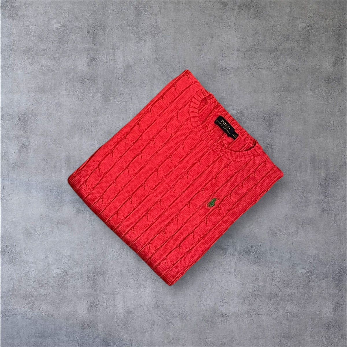 Polo Ralph Lauren × Ralph Lauren × Vintage Ralph lauren pink cable knit Size M / US 6-8 / IT 42-44 - 1 Thumbnail