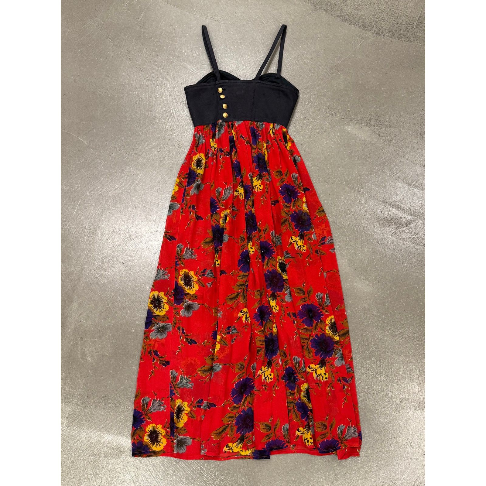 Jean Paul Gaultier 1990s Jean Paul Gaultier corseted floral dress Size M / US 6-8 / IT 42-44 - 3 Thumbnail