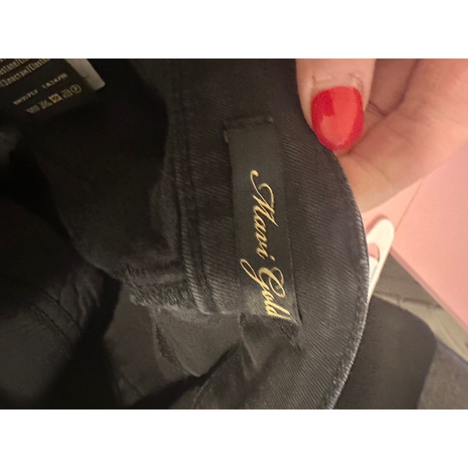 AG Adriano Goldschmied Mavi Gold Adrianna Ankle Black Mid Rise Super Skinny Jeans Size 28" / US 6 / IT 42 - 18 Thumbnail